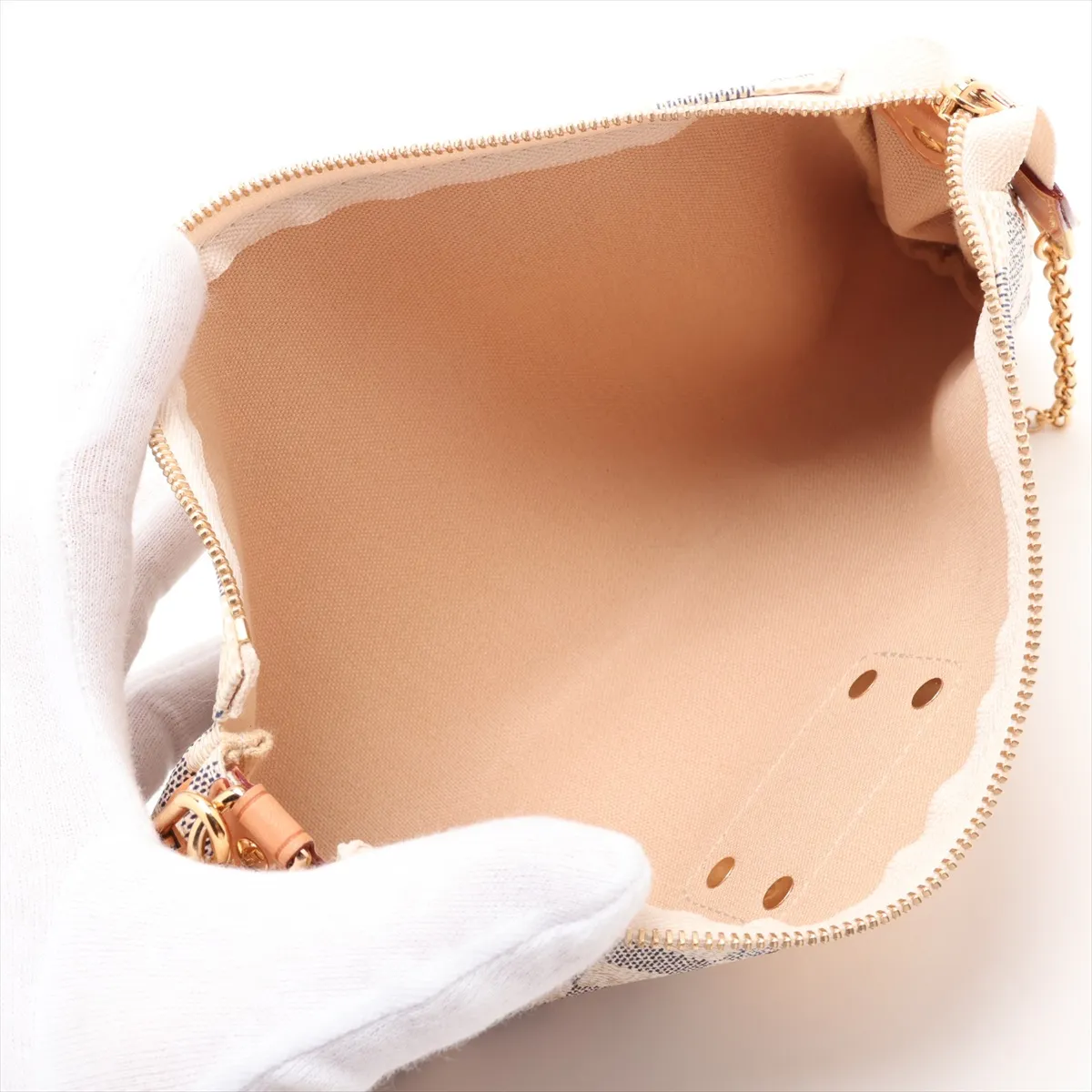 Damier Azur Eva N55214 SN2192 White — view 7