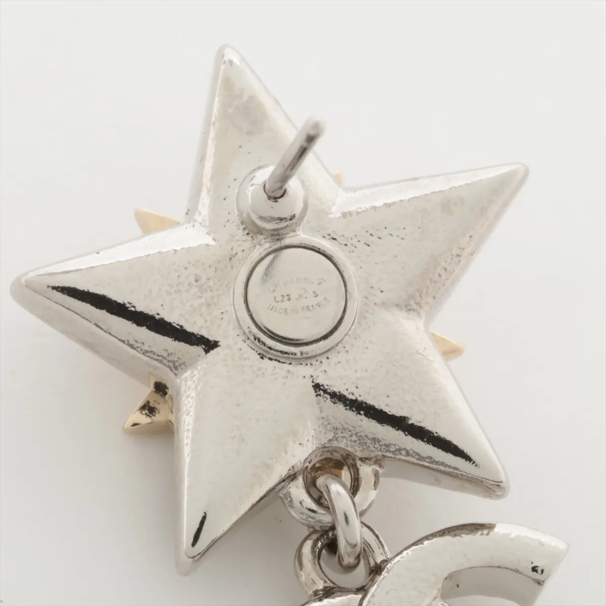 Cocomark C23S Earrings (for both ears) GP x Rhinestone Silver — view 5