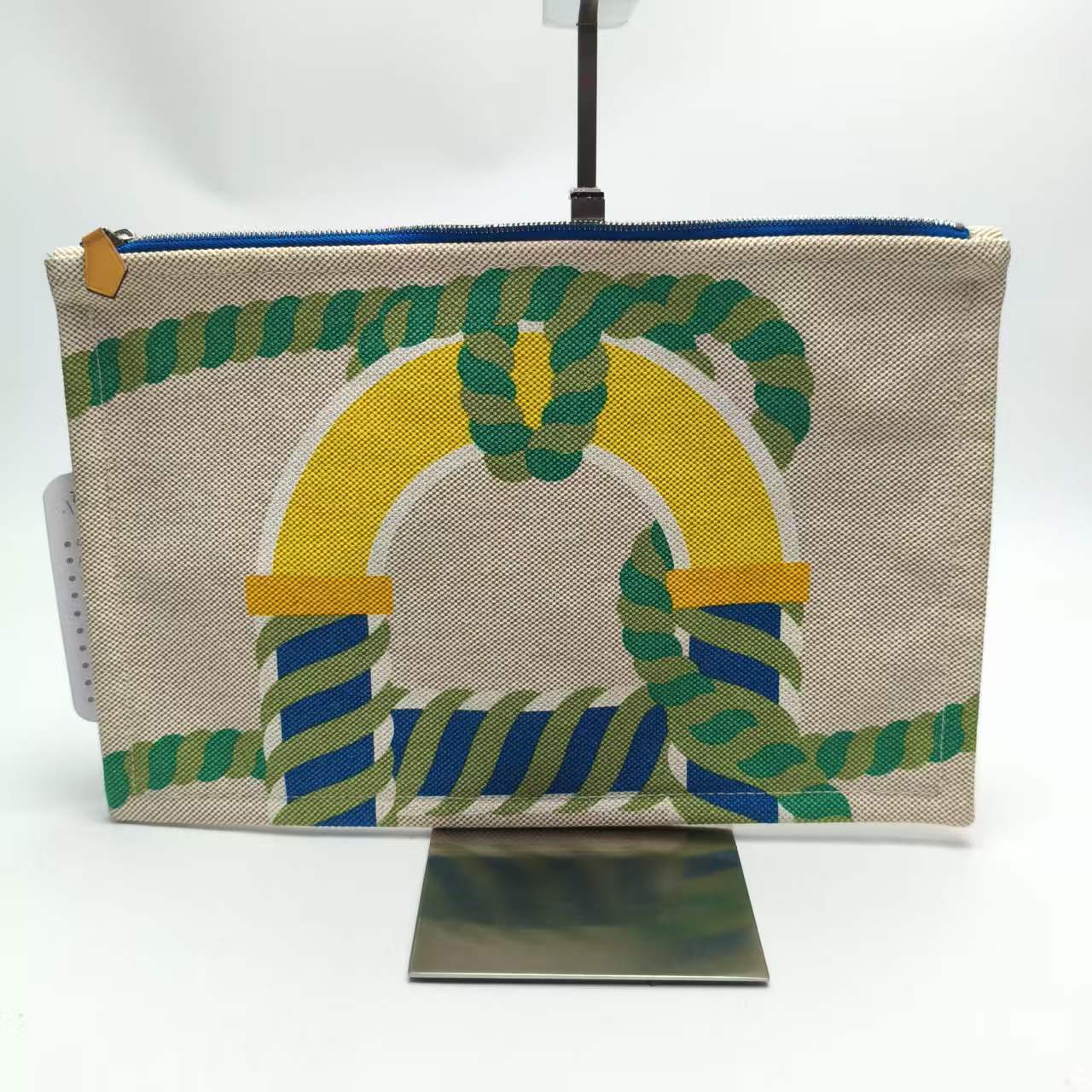 【*Shipped from: China*】HERMES Canvas Clutch Bag Second Bag — view 2