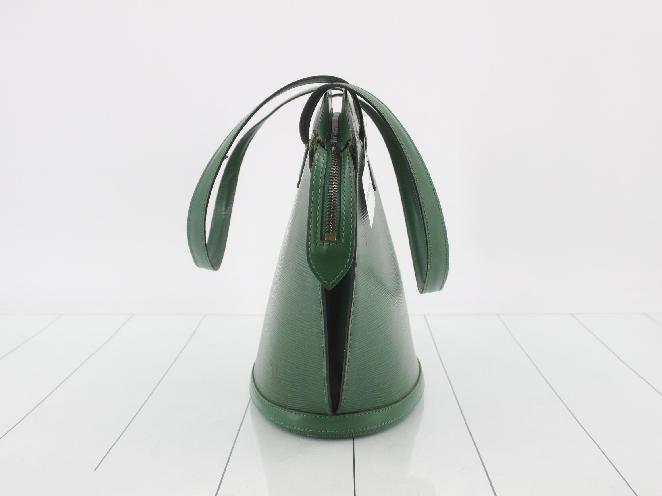 Epi Saint-Jacques Shopping Borneo Green Tote Bag — view 3