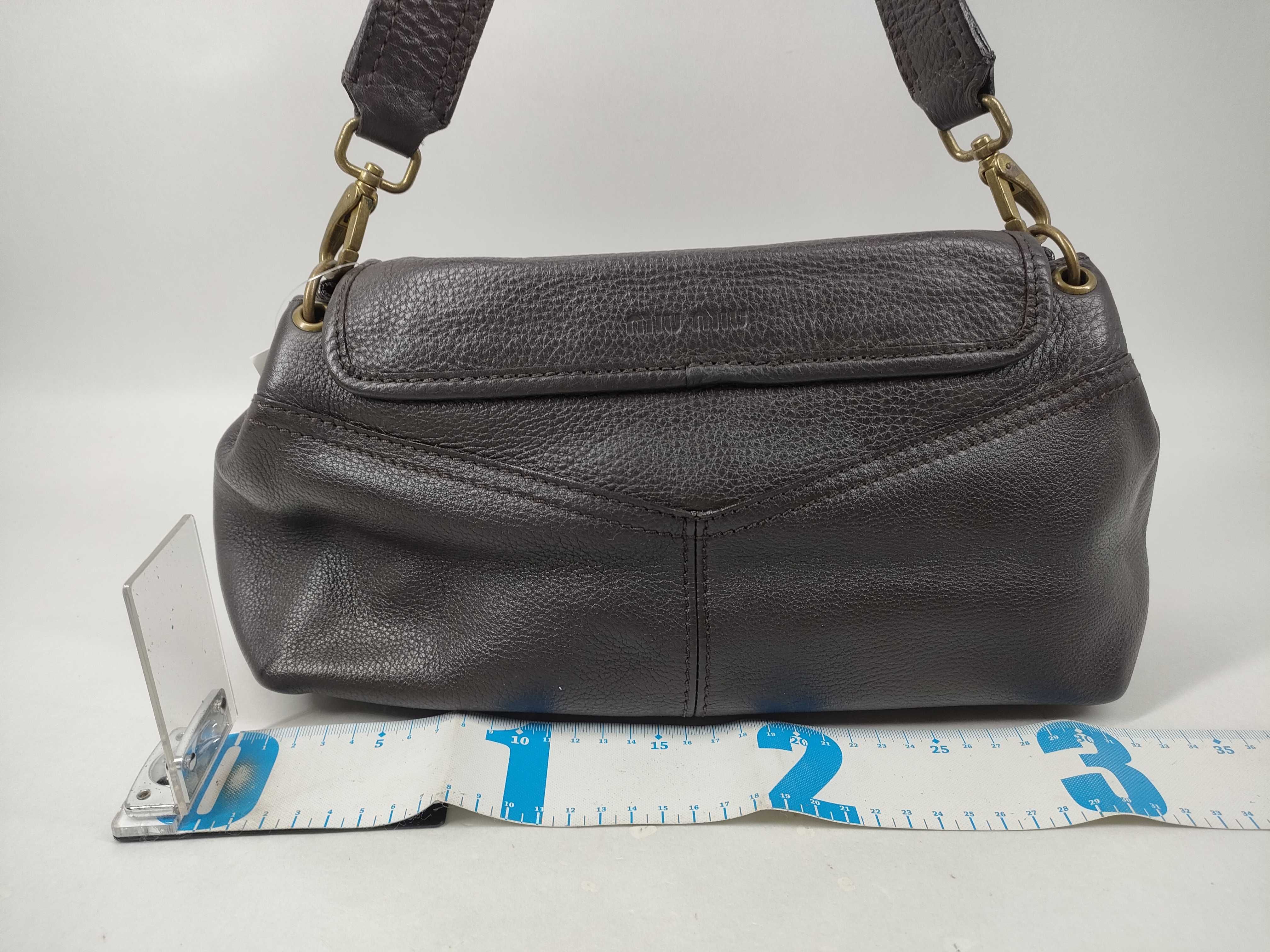 Turnlock Leather Shoulder Bag — view 2