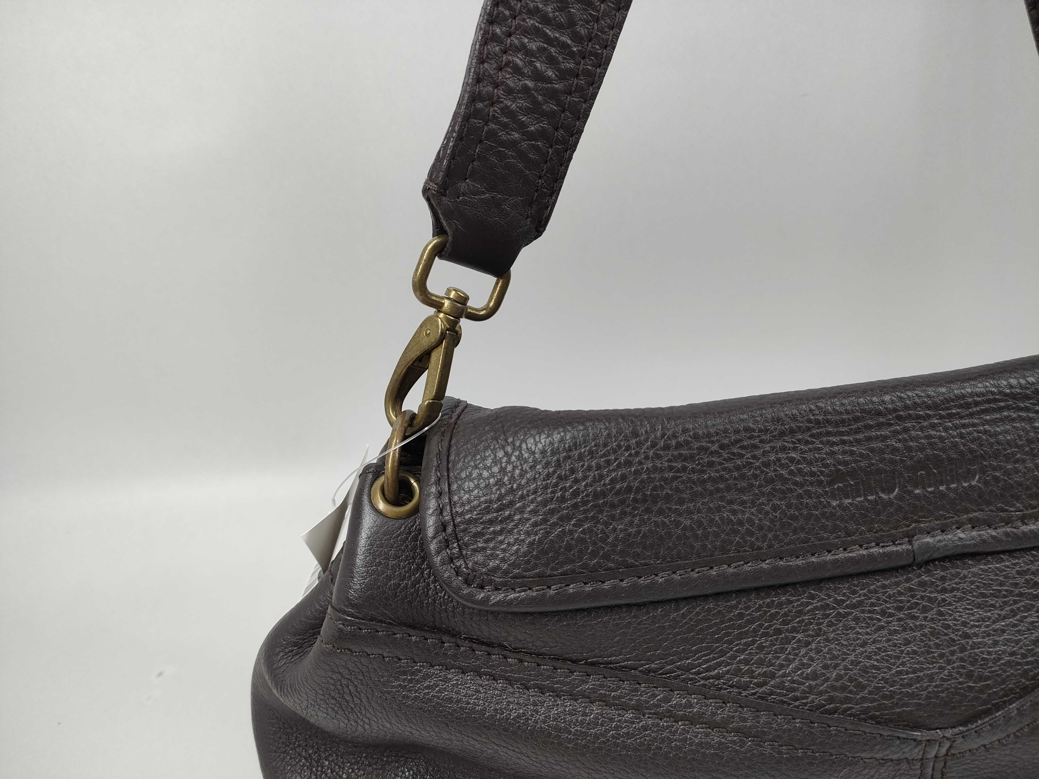 Turnlock Leather Shoulder Bag — view 3