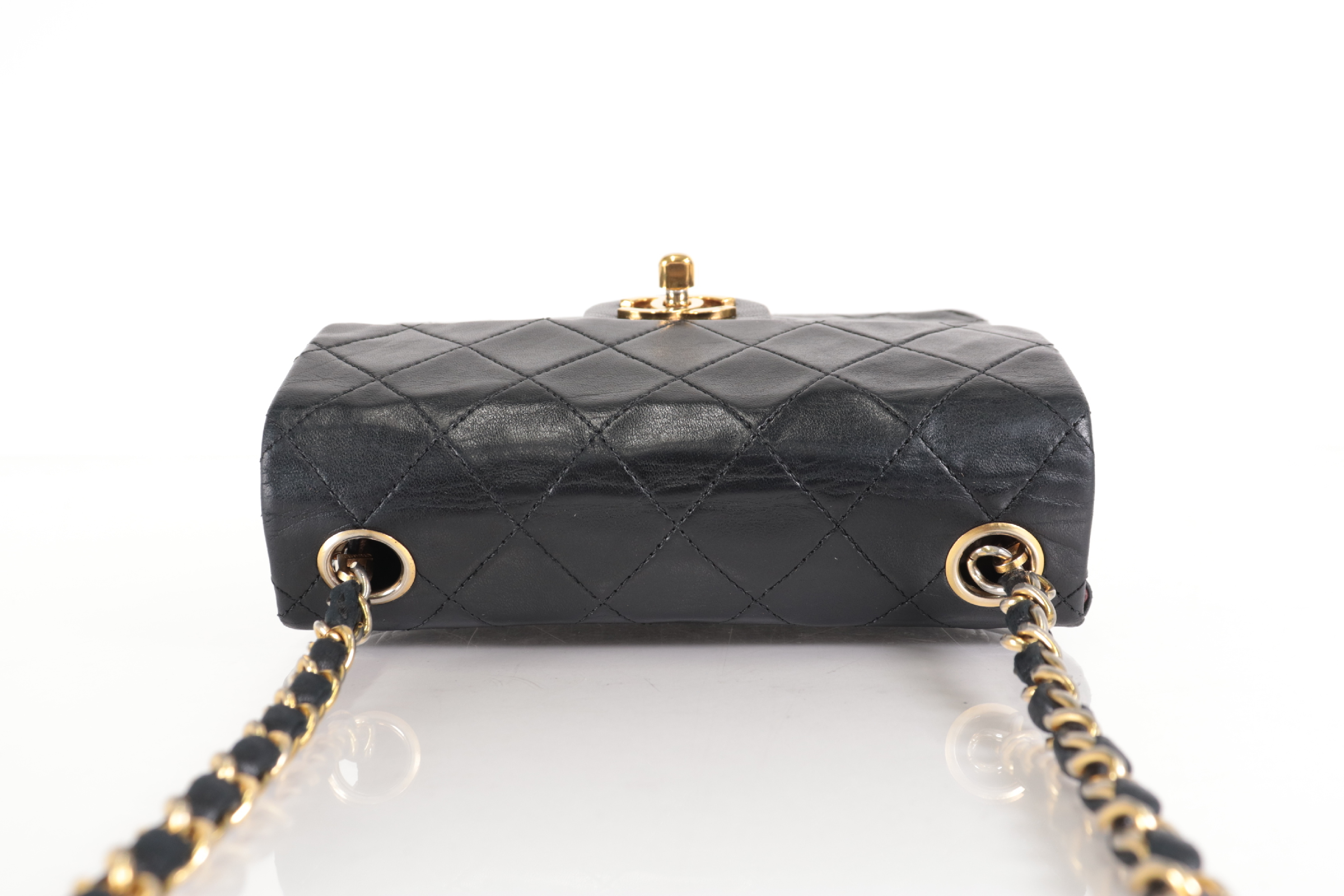 Mini Matelassé Lambskin Chain Shoulder Bag (Serial Number 0) — view 5