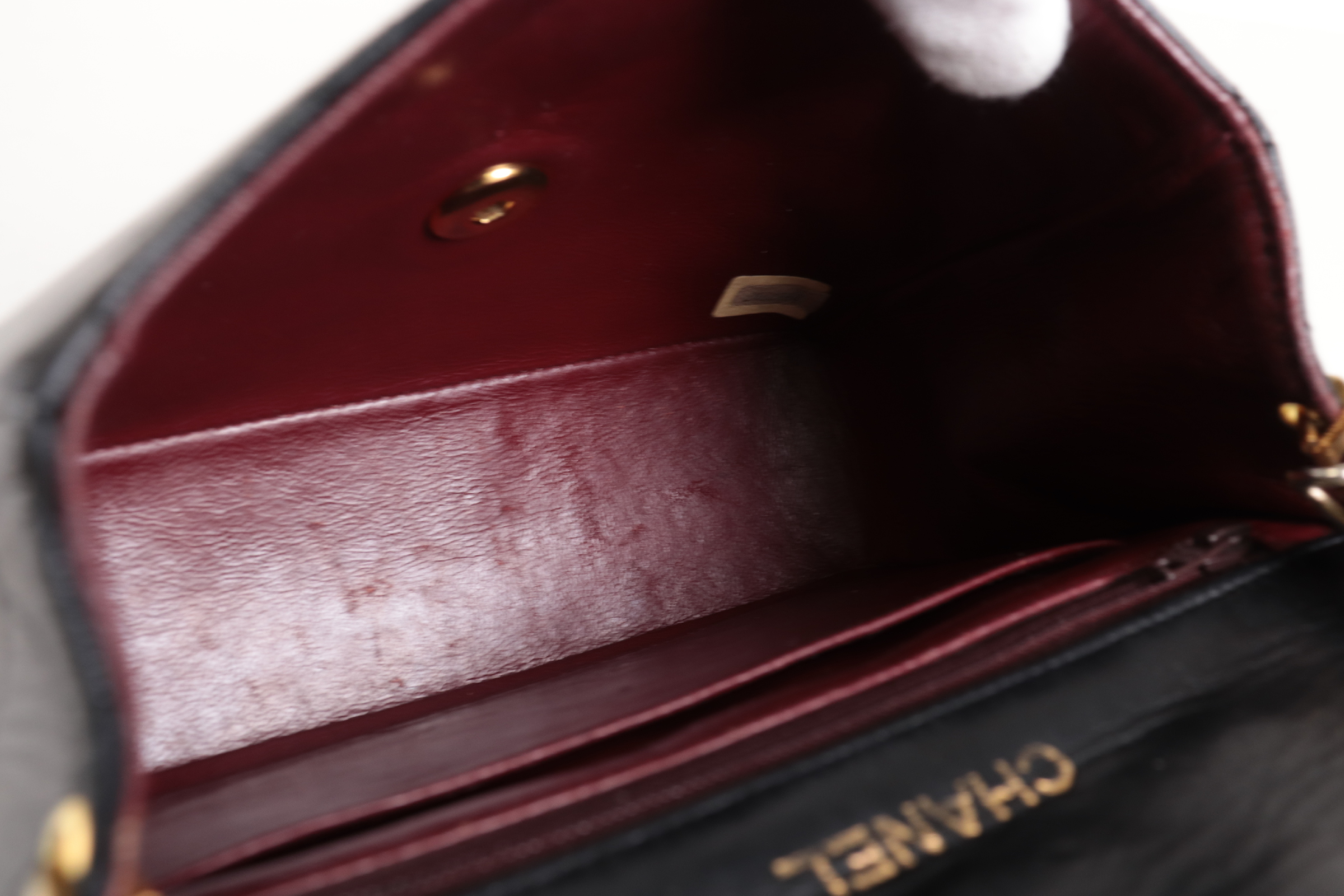 Mini Matelassé Lambskin Chain Shoulder Bag (Serial Number 0) — view 8