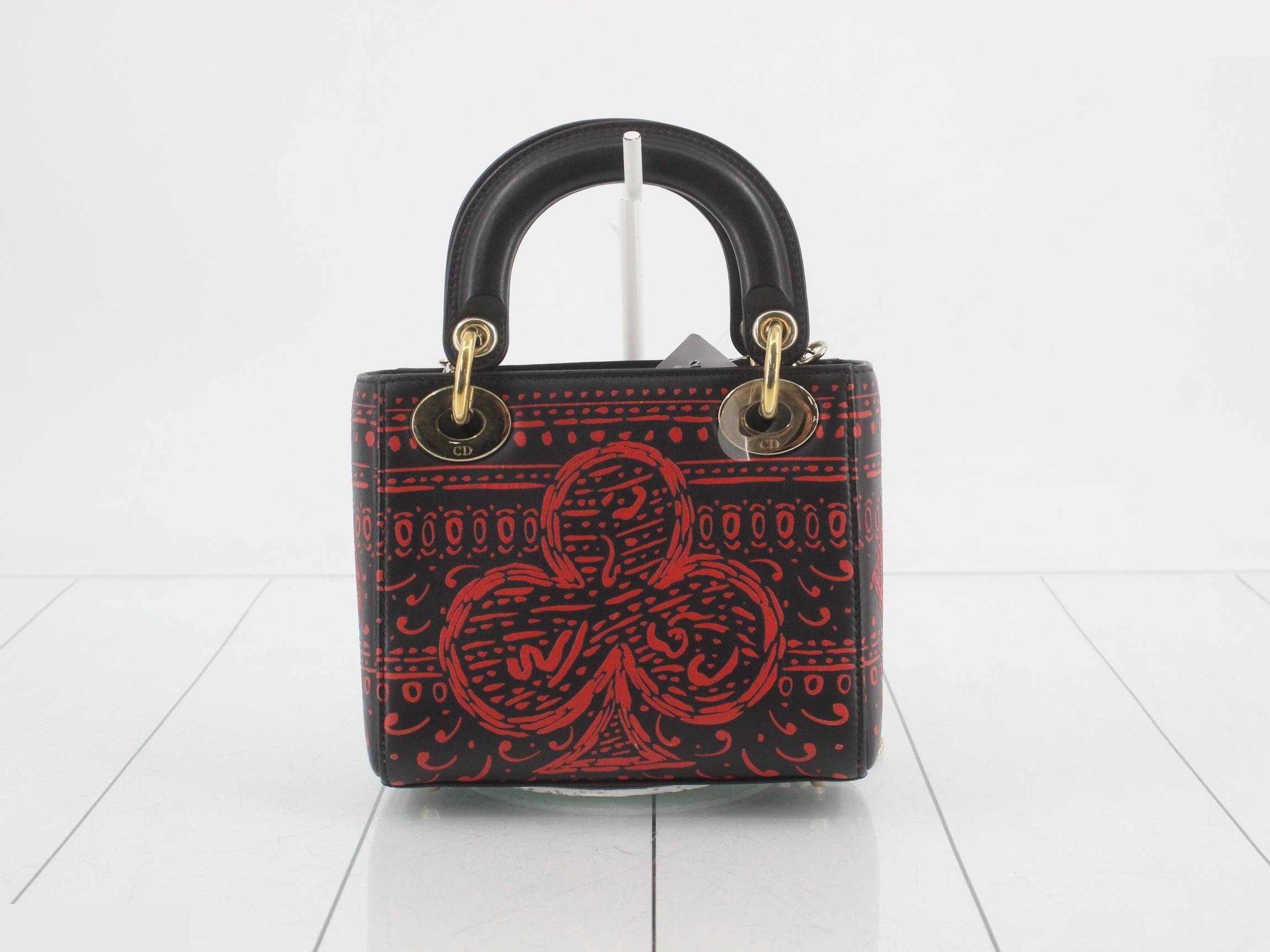 Lady Dior Leather Limited Edition 2-Way Shoulder/Handbag — view 2