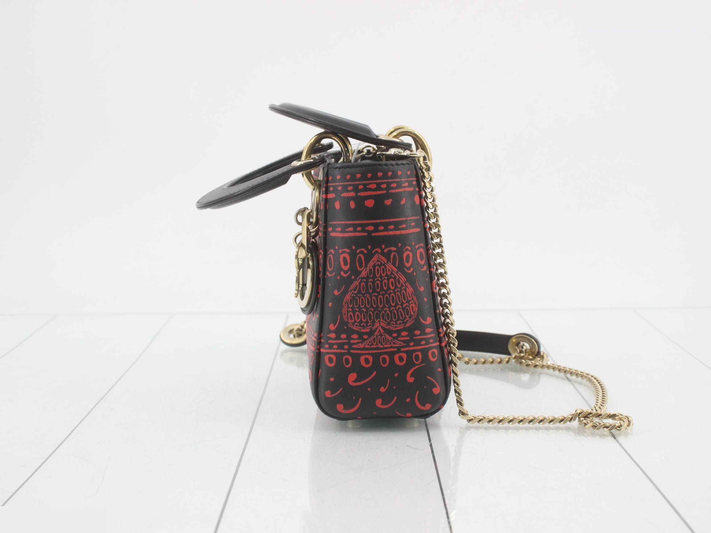 Lady Dior Leather Limited Edition 2-Way Shoulder/Handbag — view 3