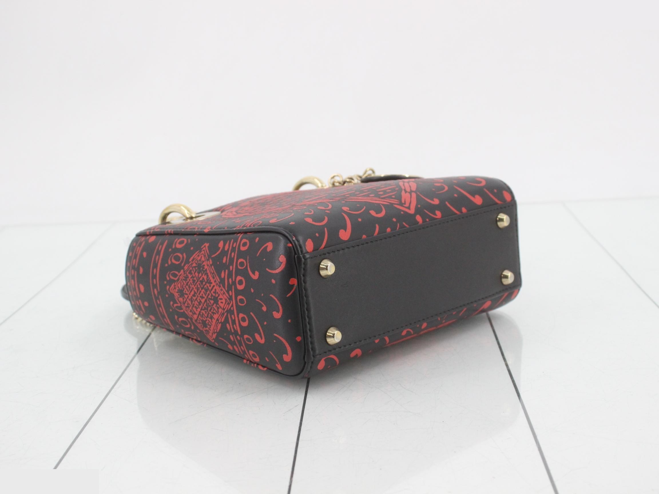 Lady Dior Leather Limited Edition 2-Way Shoulder/Handbag — view 5