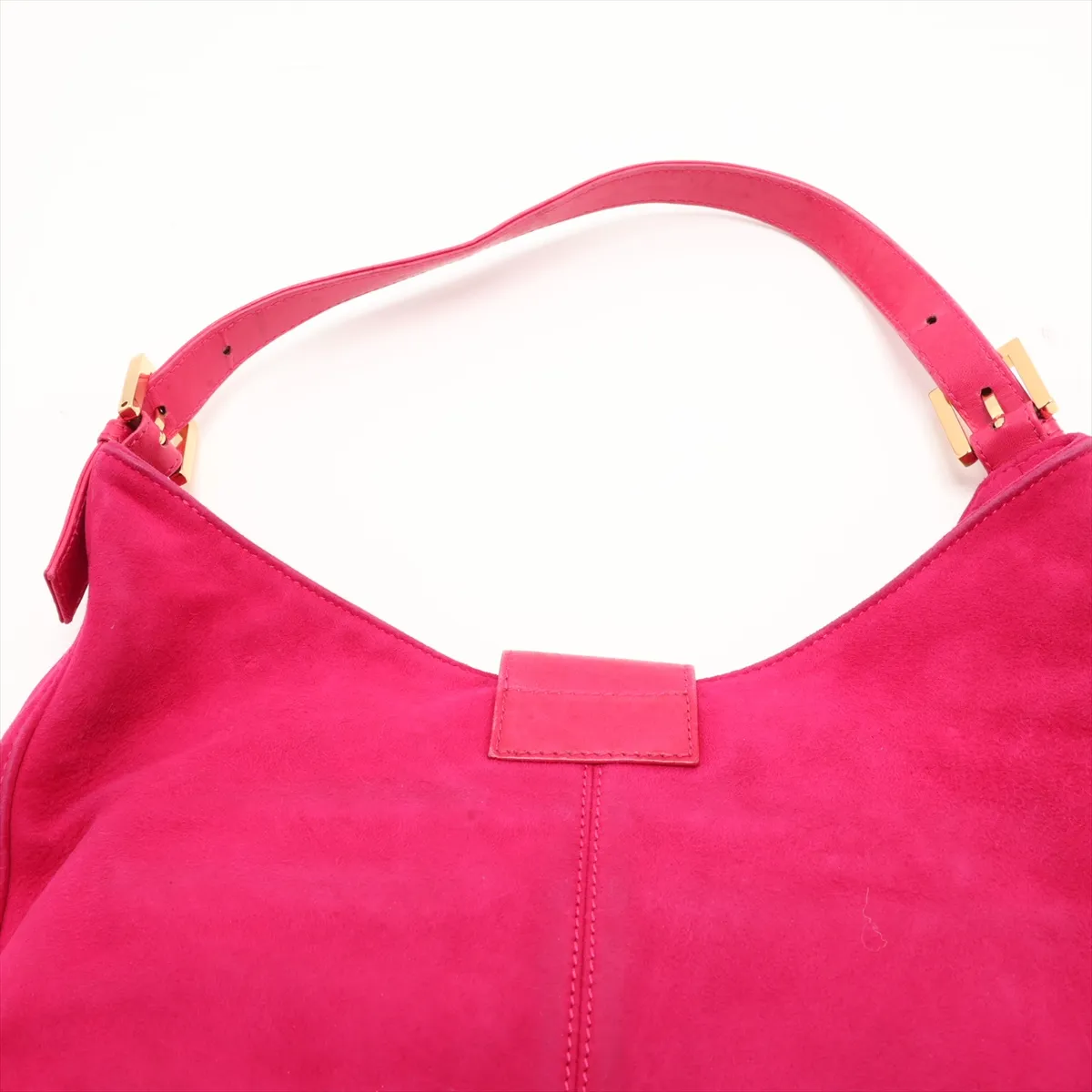 26569 Suede x Leather Shoulder Bag Pink — view 6