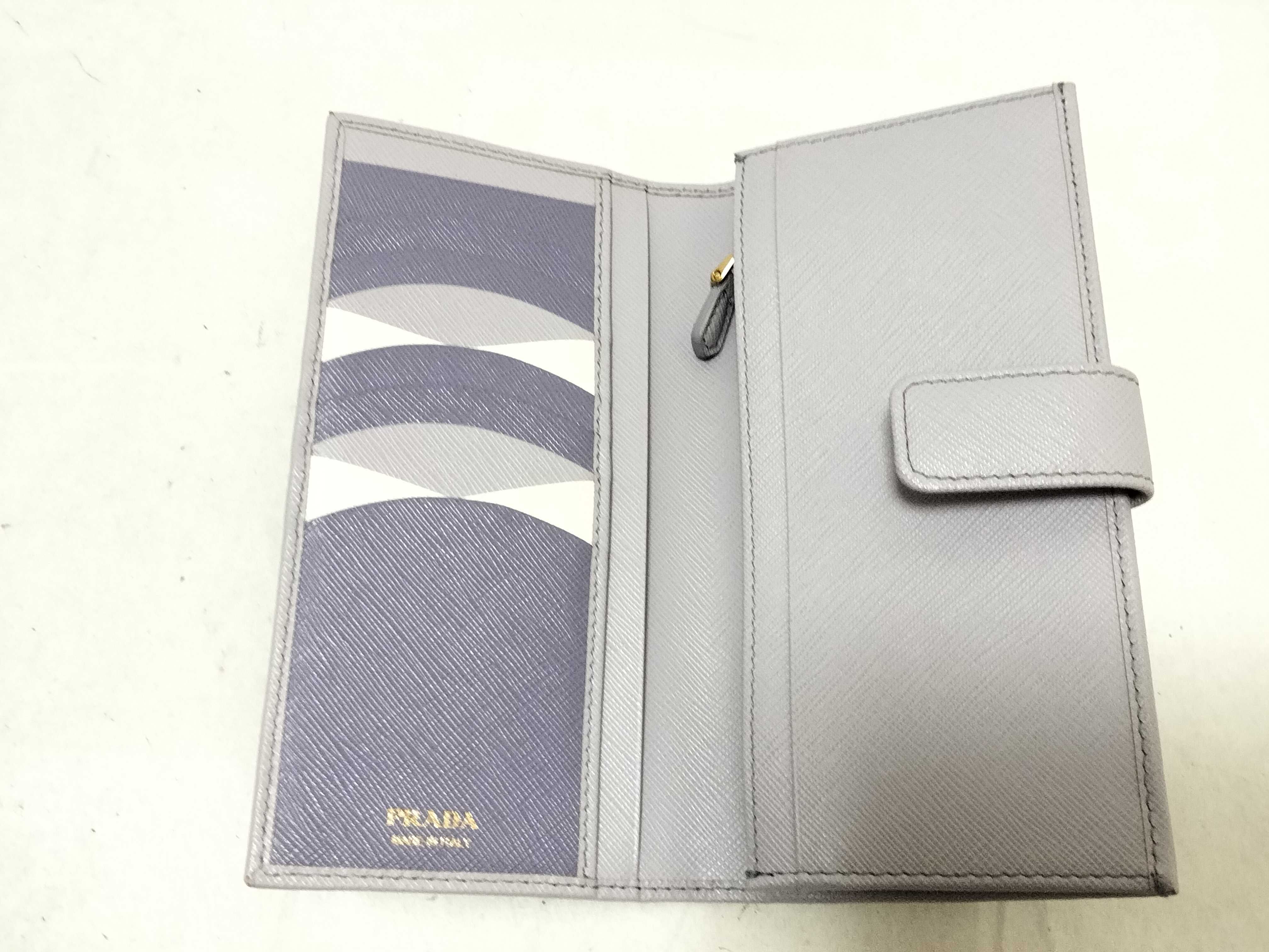 Saffiano 1MV025 Leather Long Wallet — view 11