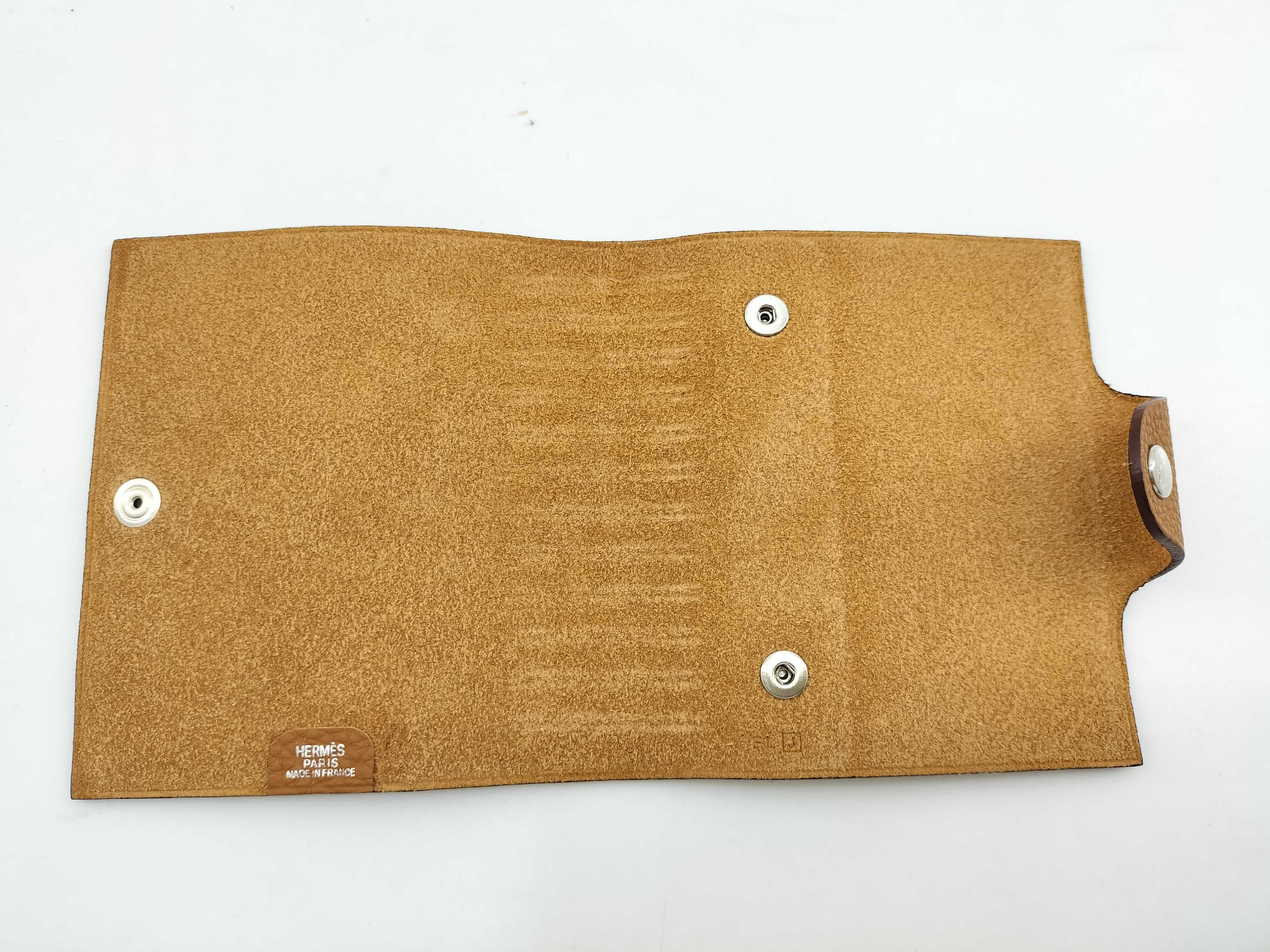 Ulysses Mini Gold x Silver Hardware Notebook Cover Hermes Notebook Cover — view 11