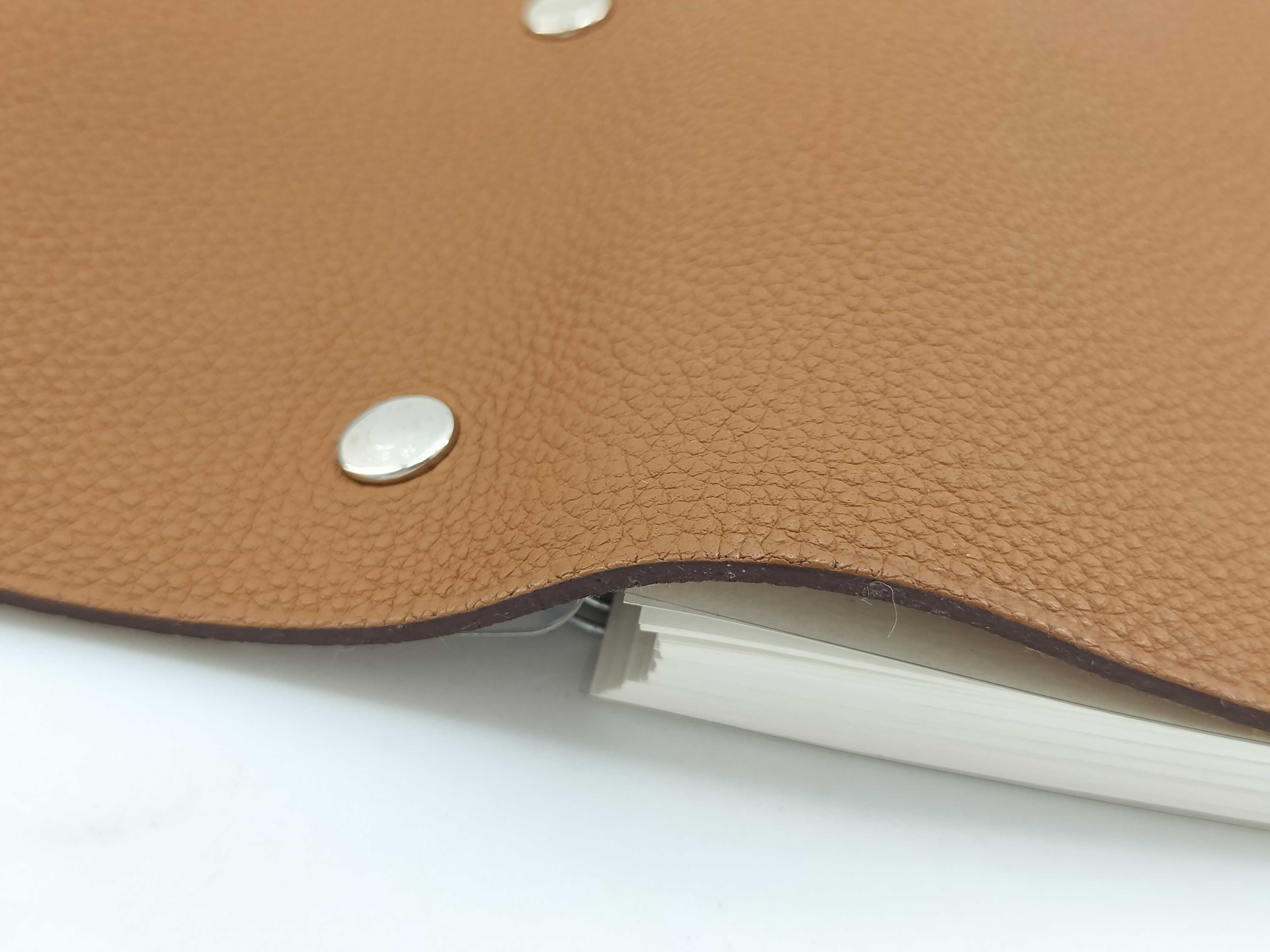 Ulysses Mini Gold x Silver Hardware Notebook Cover Hermes Notebook Cover — view 14