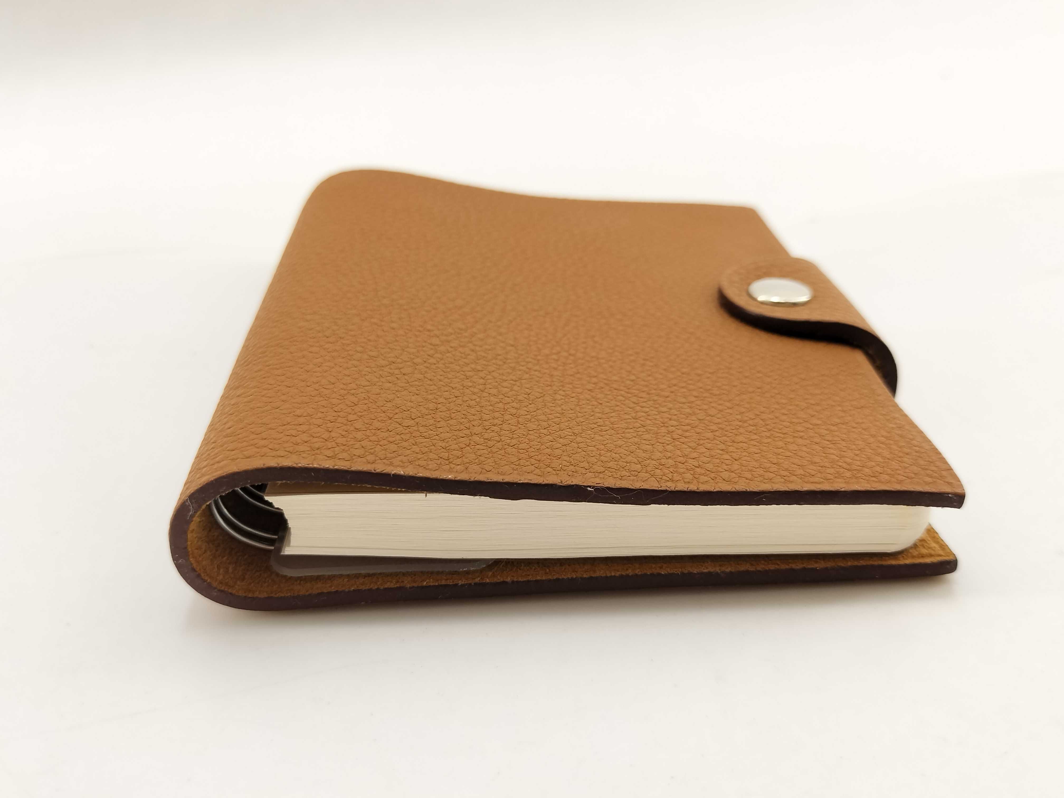 Ulysses Mini Gold x Silver Hardware Notebook Cover Hermes Notebook Cover — view 3