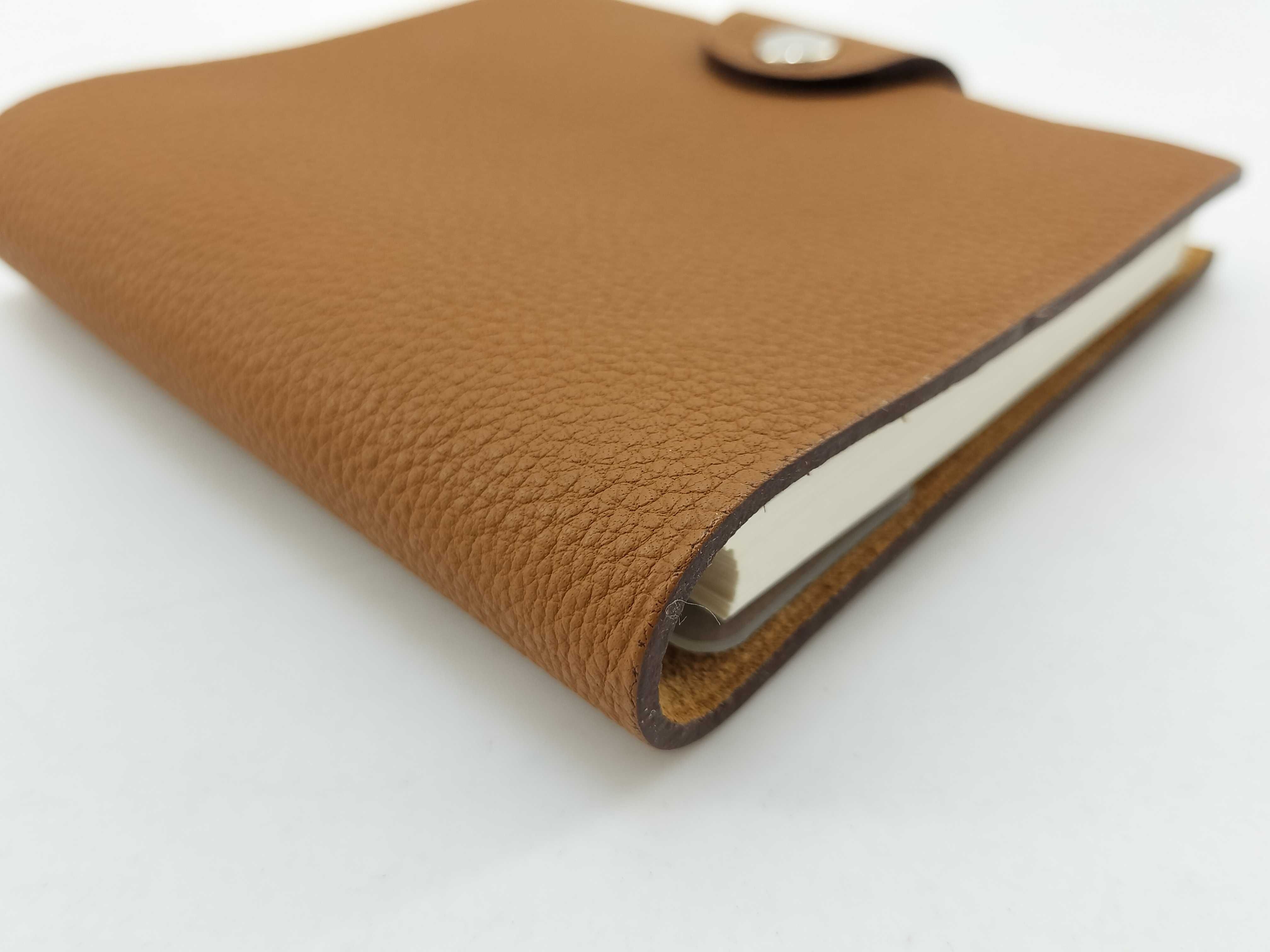 Ulysses Mini Gold x Silver Hardware Notebook Cover Hermes Notebook Cover — view 4