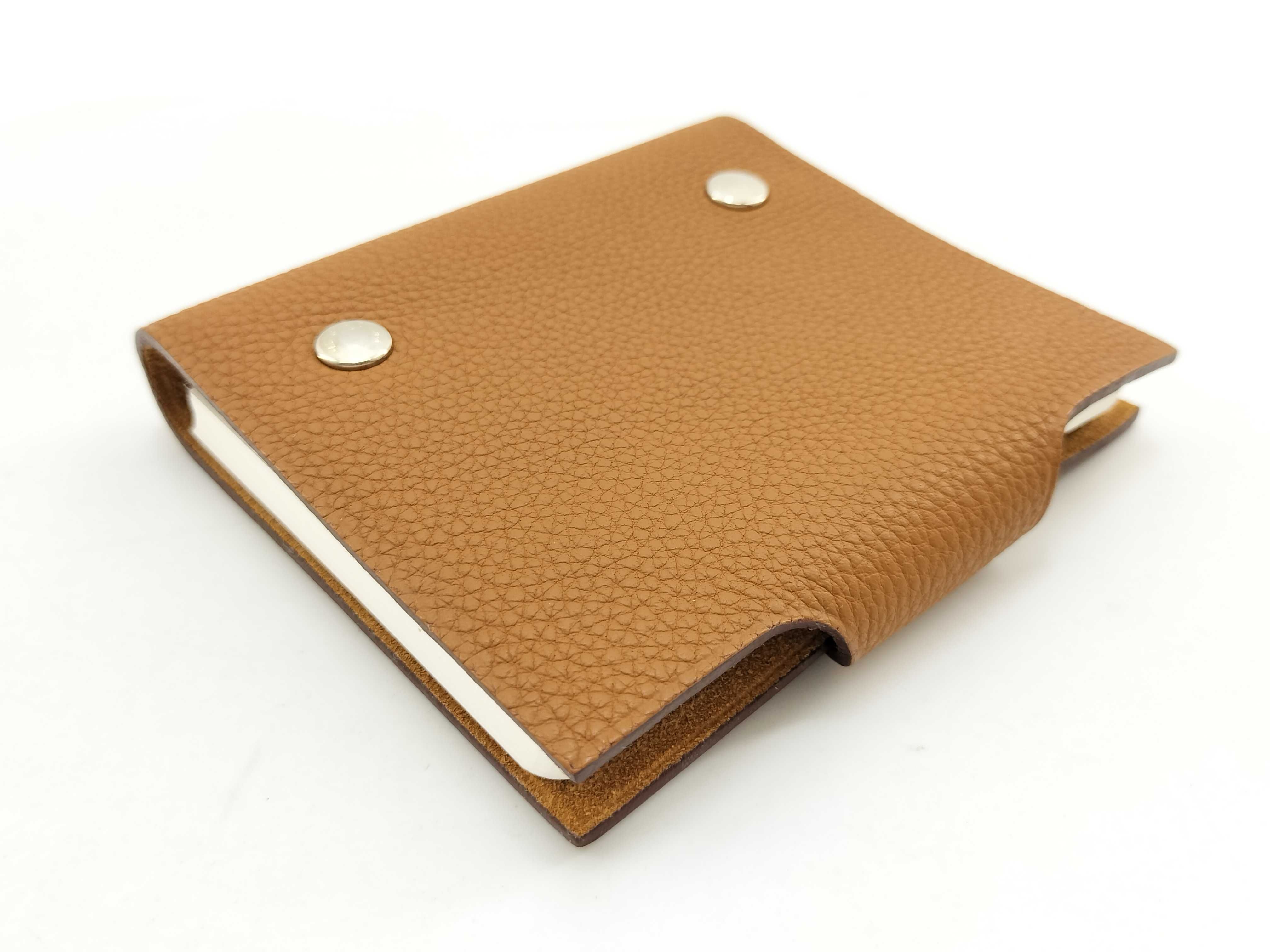 Ulysses Mini Gold x Silver Hardware Notebook Cover Hermes Notebook Cover — view 8