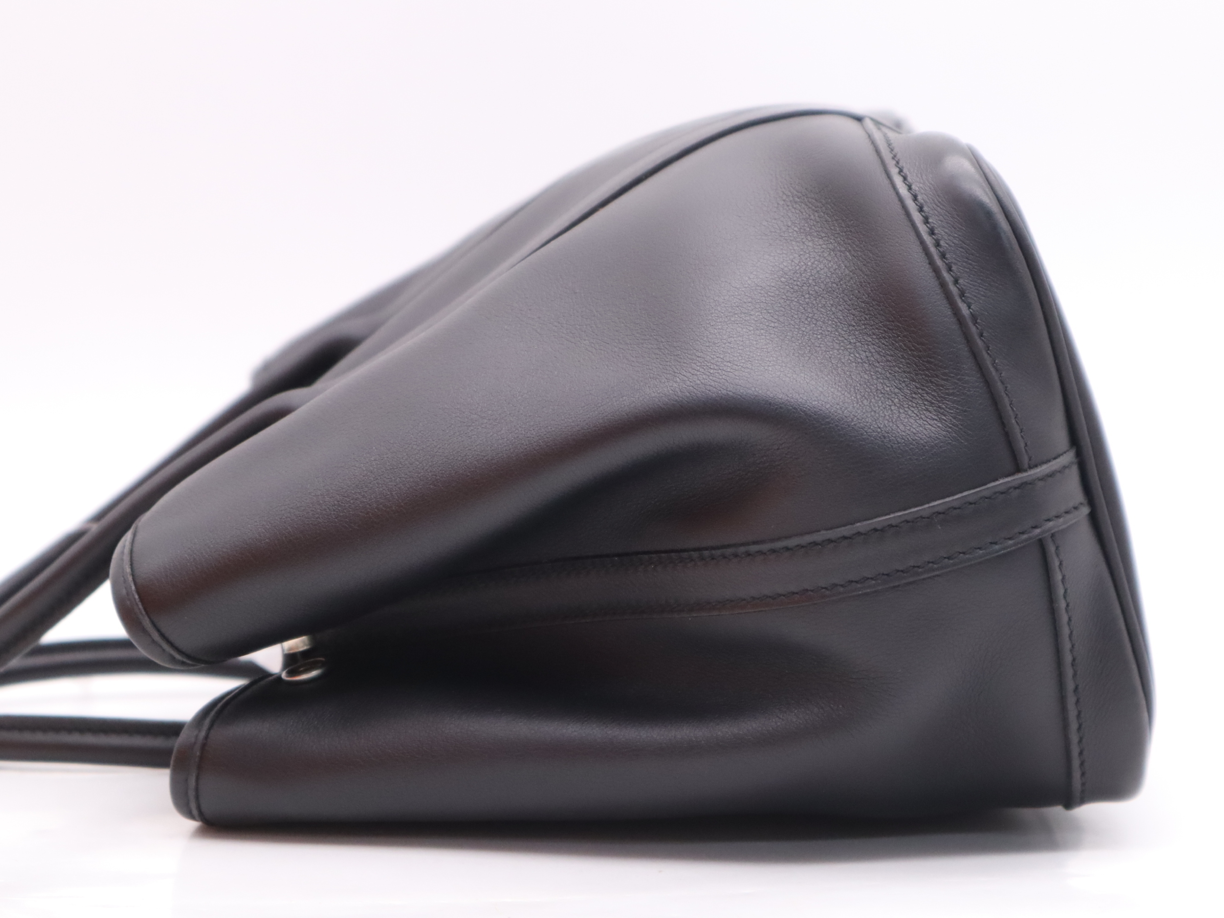 Swift Leather Garden Twilly TPM Tote Bag, Black, with Box and Dust Bag, I Stamp, 2005 — view 3