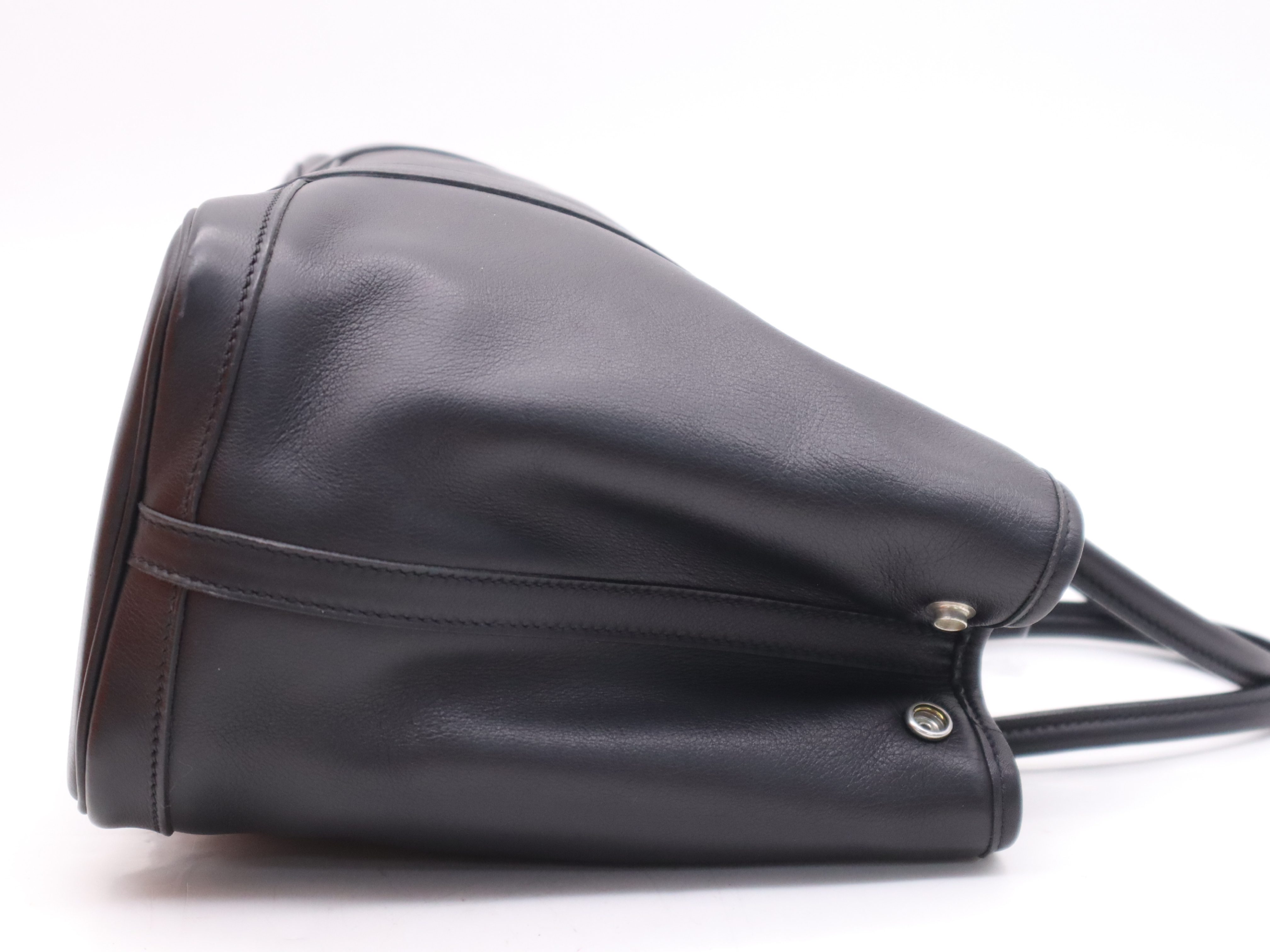 Swift Leather Garden Twilly TPM Tote Bag, Black, with Box and Dust Bag, I Stamp, 2005 — view 5