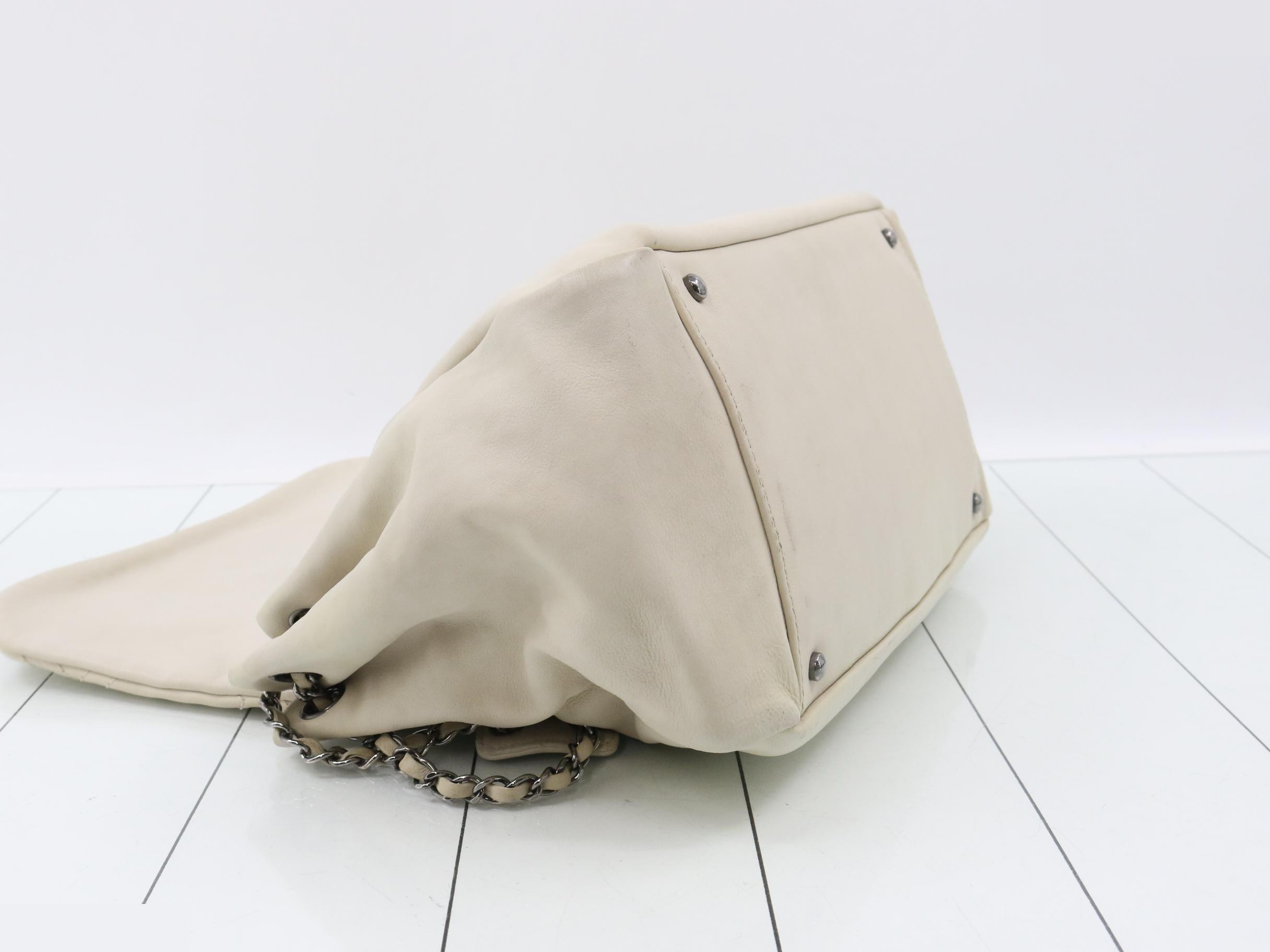 Wild Stitch Chain Shoulder Bag, Ivory, Series 10 — view 5