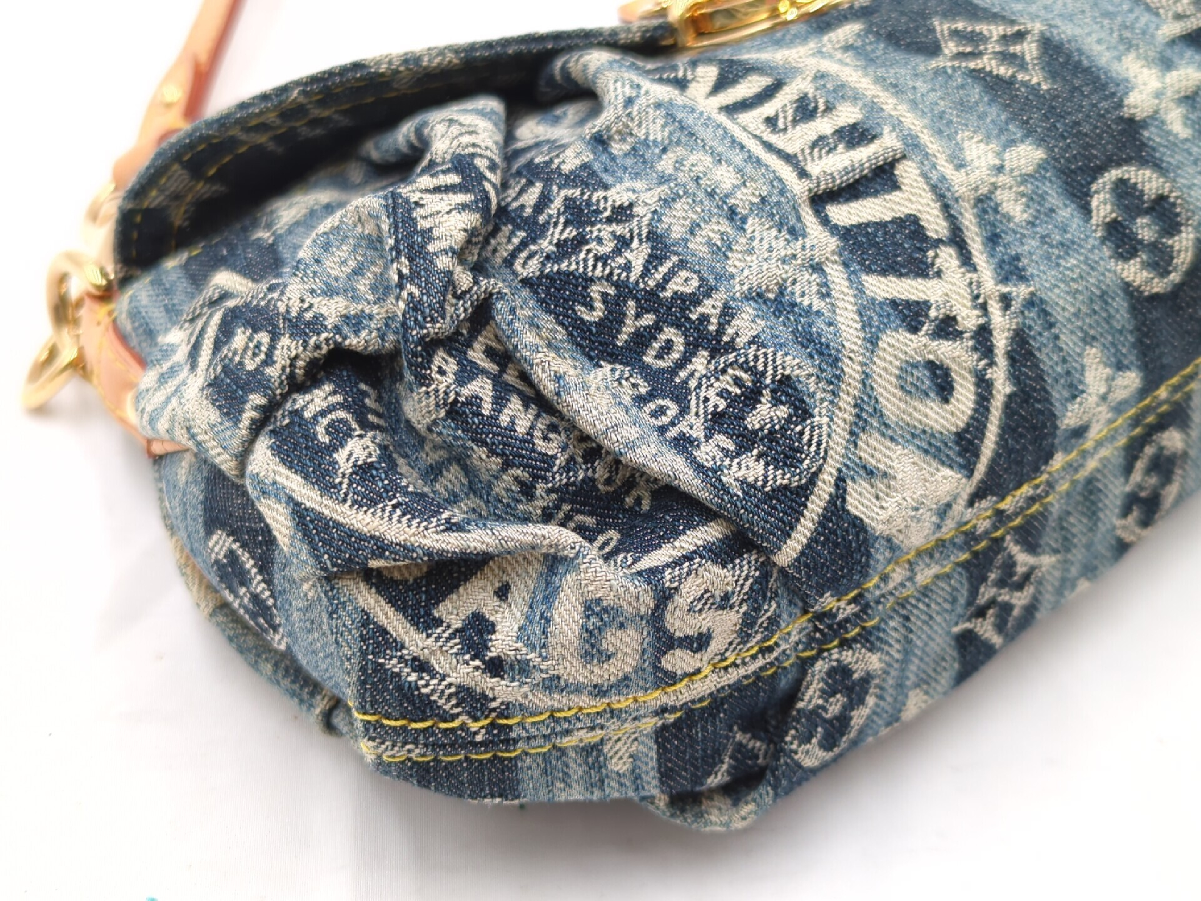M95333 Monogram Denim Mini Pleaty Raye Shoulder Bag — view 3