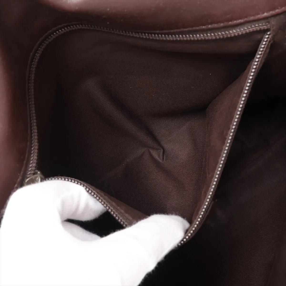 Guccissima 145844 Leather Shoulder Bag Brown — view 7