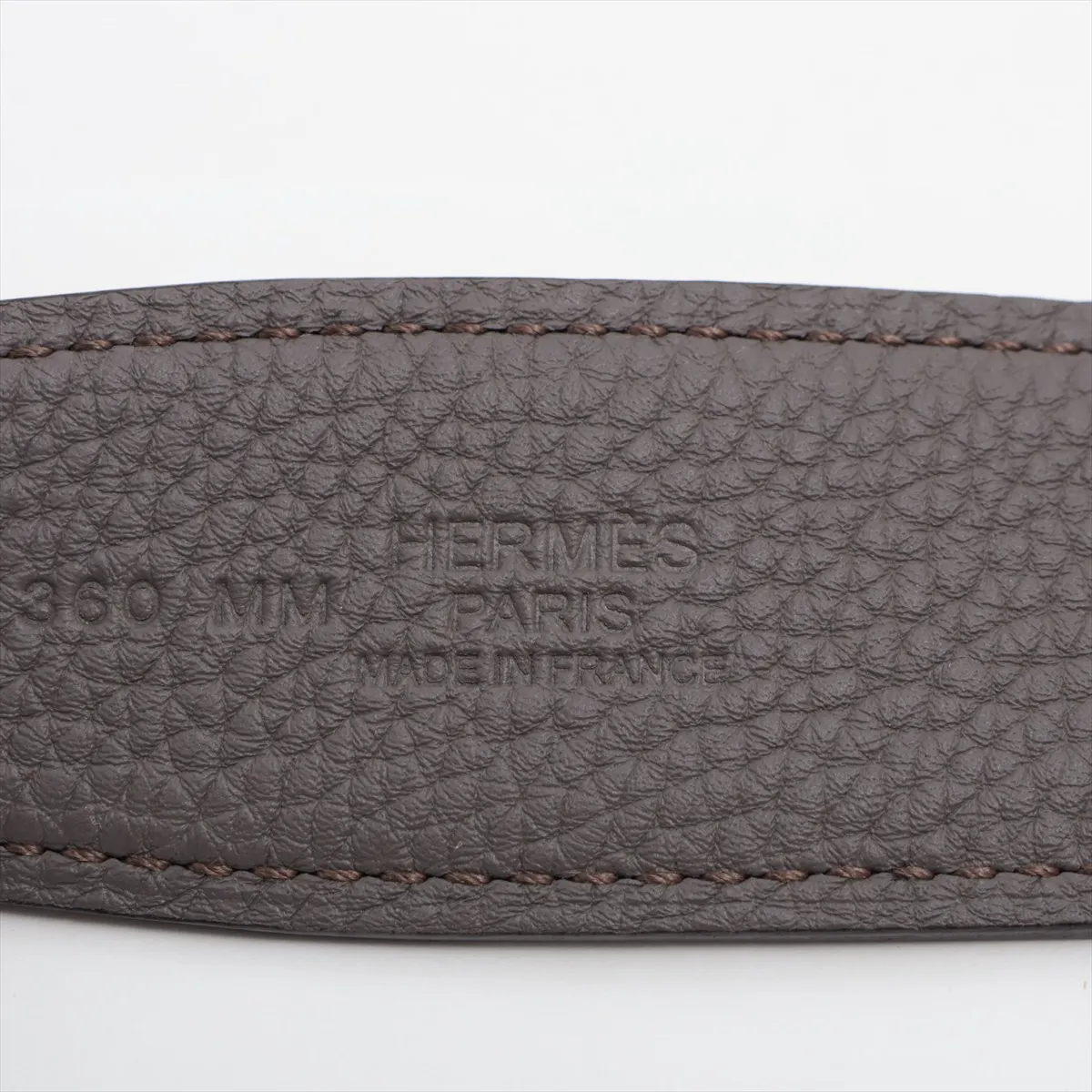 H-belt W:2024 Belt 85 GP x Leather Black x Gray Scratches — view 5