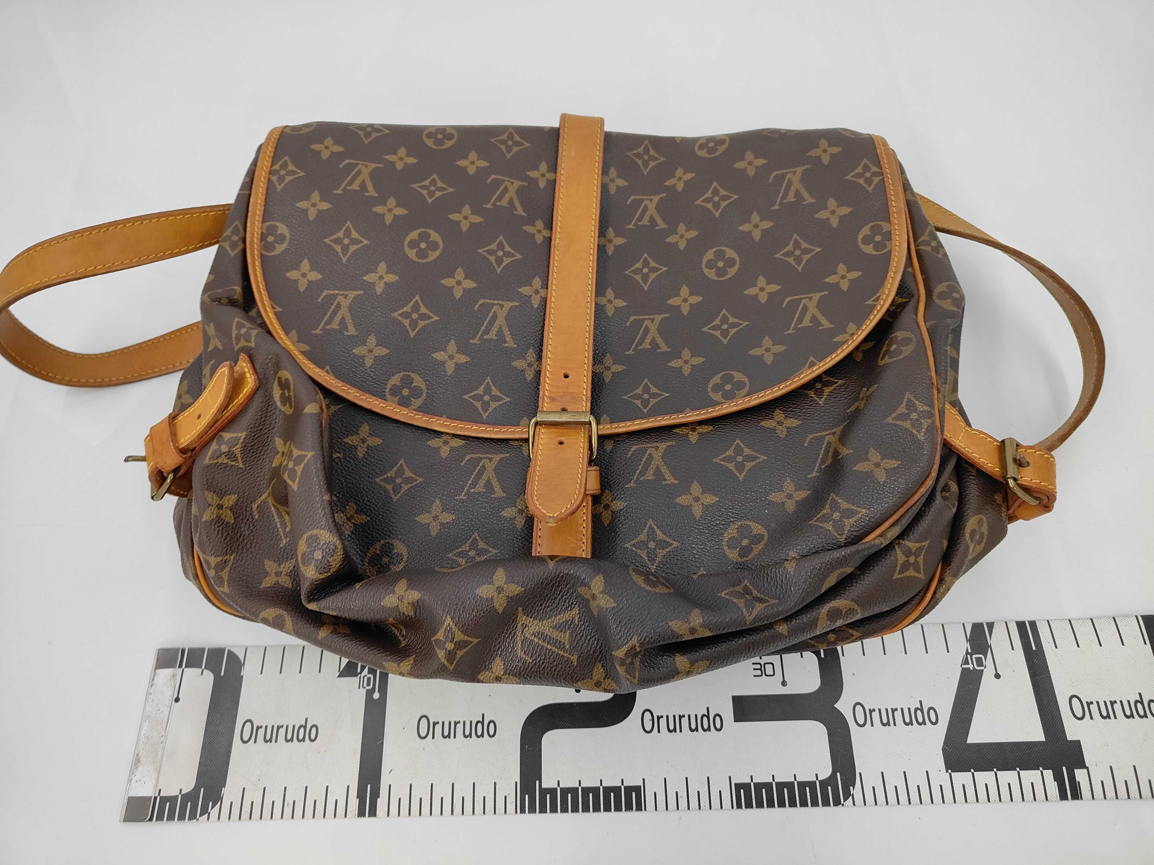 Monogram Vuitton Saumur 35 M42254 8906VI Shoulder Bag — view 2