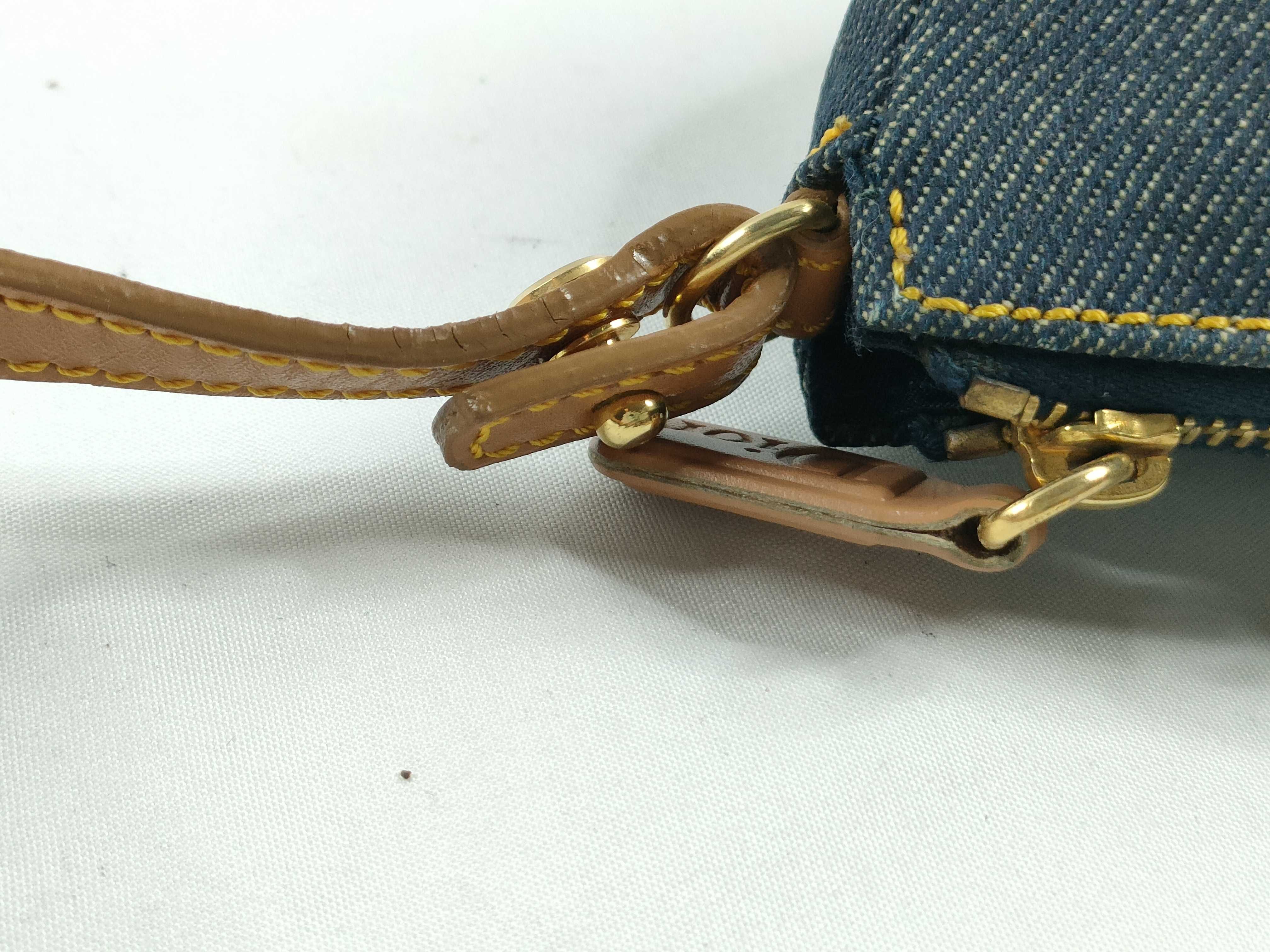 Saddle Bag Denim Handbag — view 7