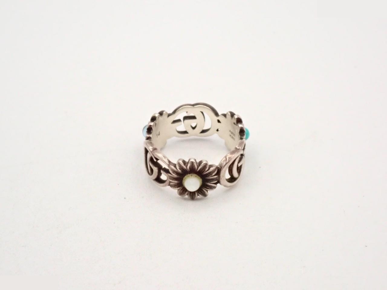 527394 Double G Turquoise SV925 4.51g Ring — view 2