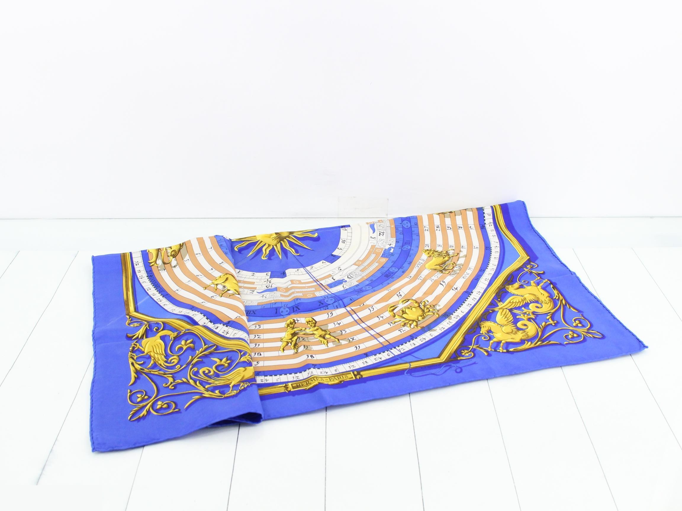 Carre 90 Astrology Silk Scarf — view 3