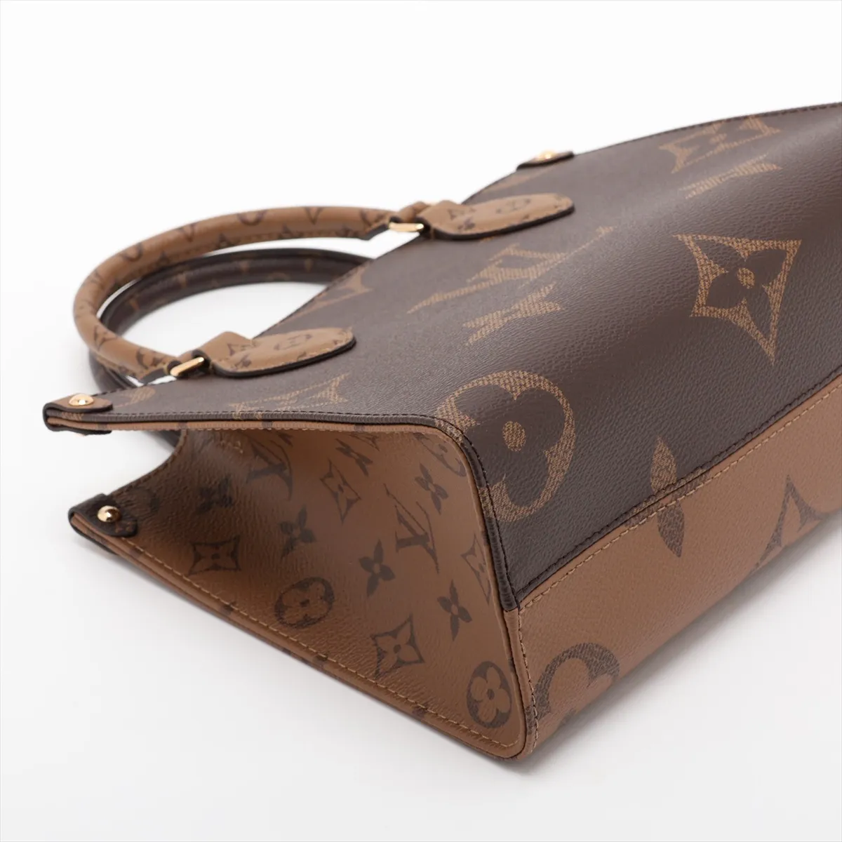 Monogram Giant Reverse OnTheGo PM M46373 Brown (RFID detected) — view 4