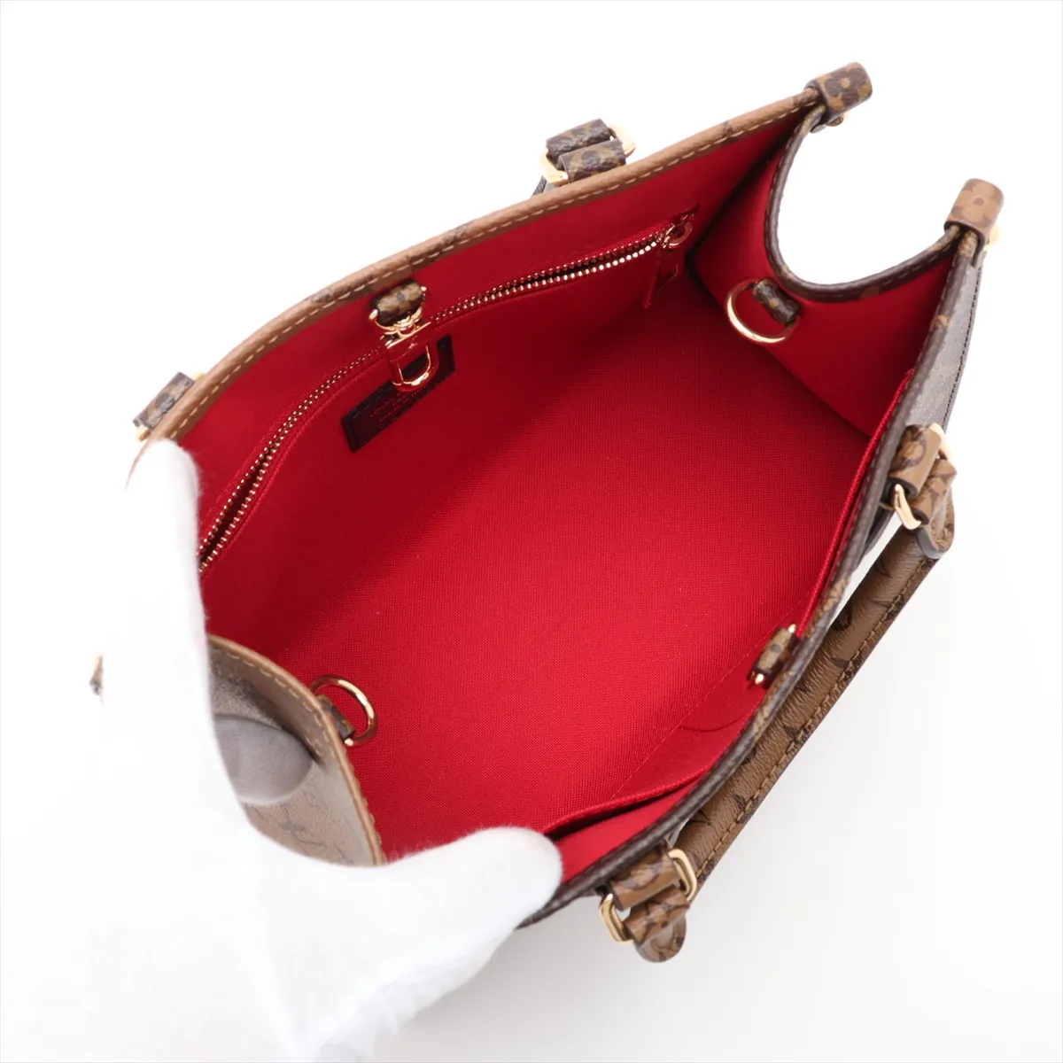 Monogram Giant Reverse OnTheGo PM M46373 Brown (RFID detected) — view 8