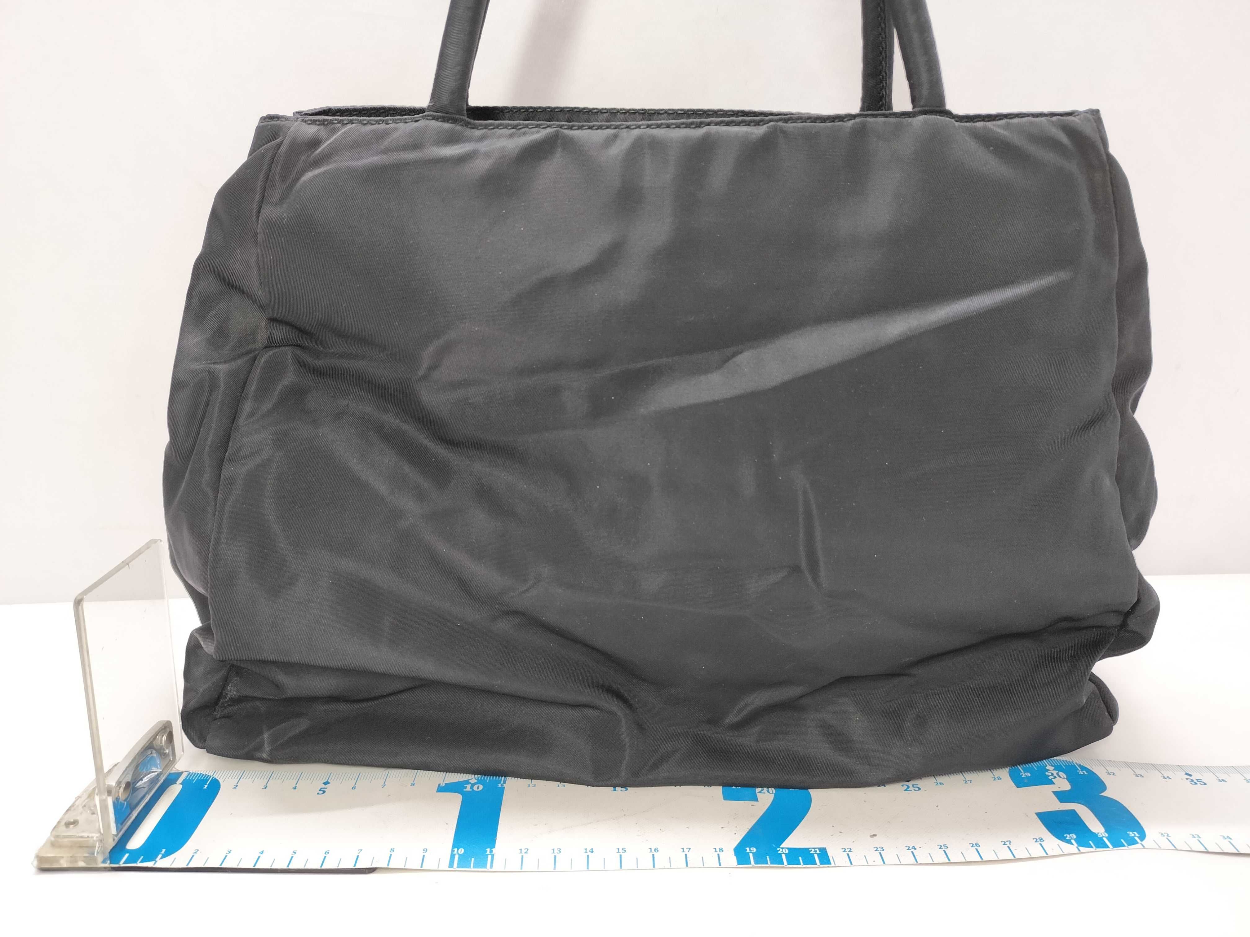 nylon handbag, Prada nylon handbag with triangular logo. — view 2