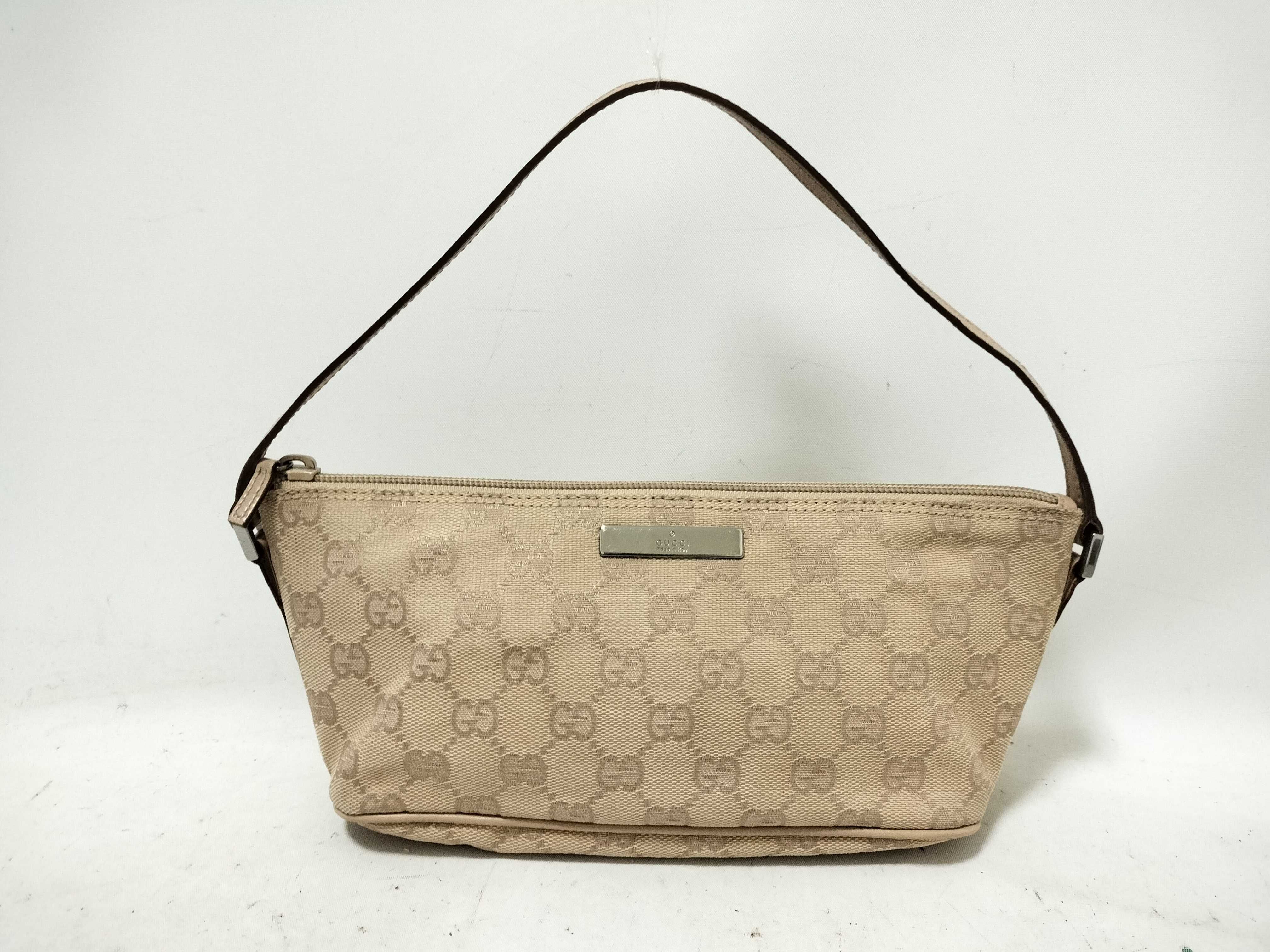 GG Canvas Gucci Accessory Pouch Handbag Beige GG Canvas 07193 2123 Pouch