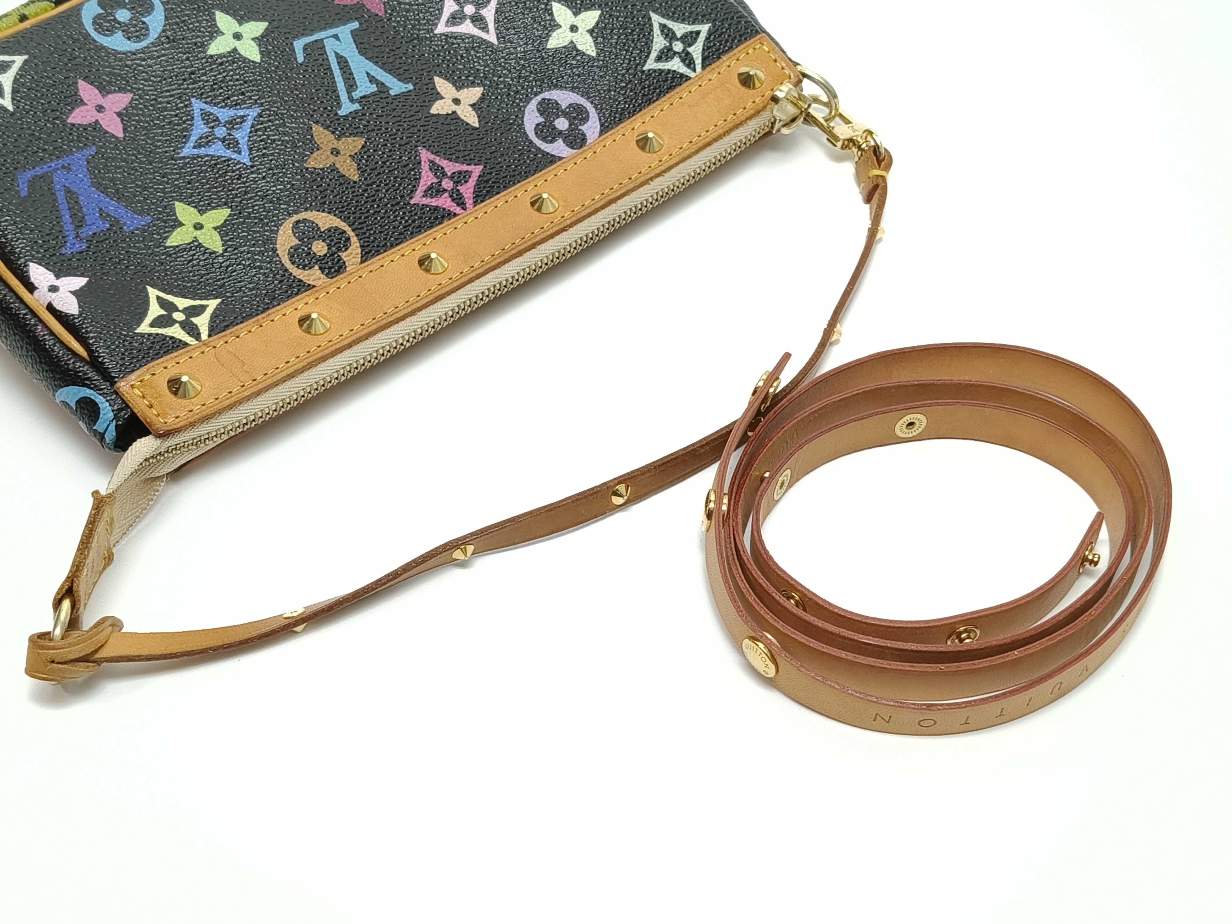 Monogram Pochette Accessoires Multicolor Handbag Pouch — view 3