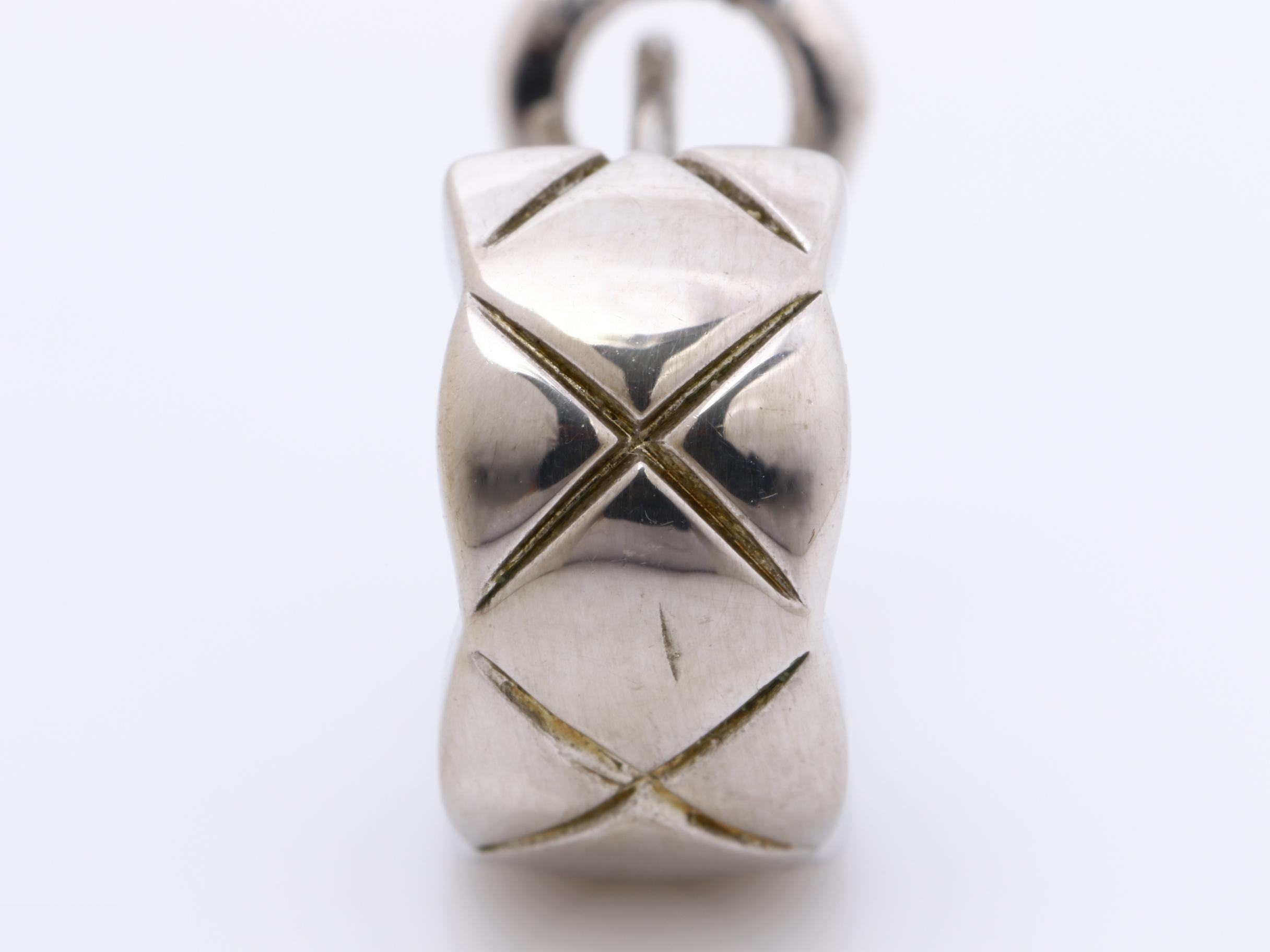 Coco Crush Earrings, AU750WG, 4.3g — view 2