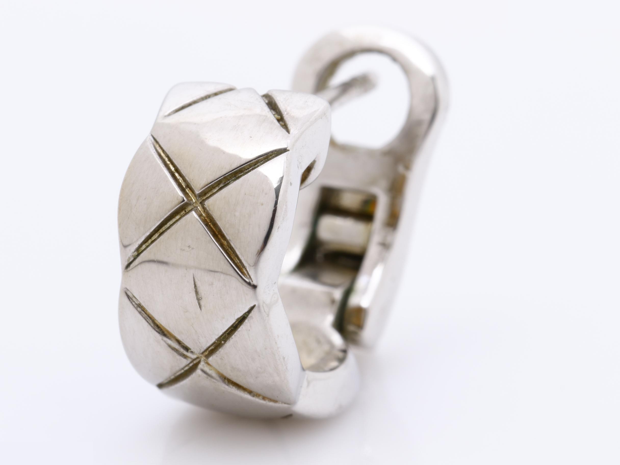 Coco Crush Earrings, AU750WG, 4.3g — view 3