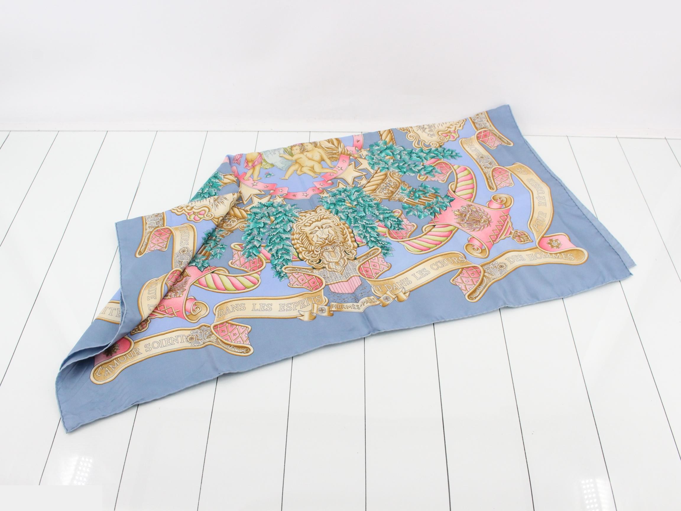 Carre 90 European Silk Scarf — view 3