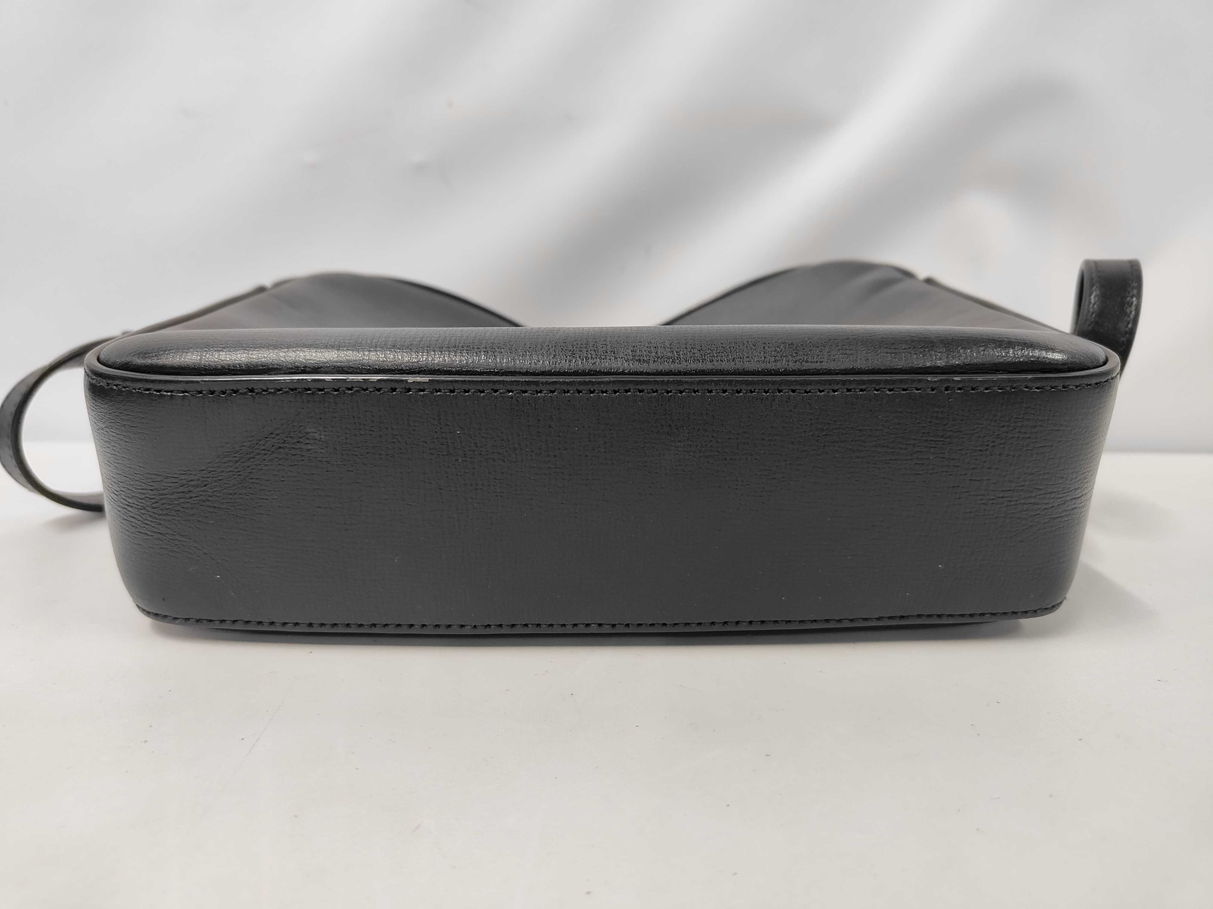 Horsebit Shoulder Bag, Leather, Black, 493075, Gucci Shoulder Bag — view 3