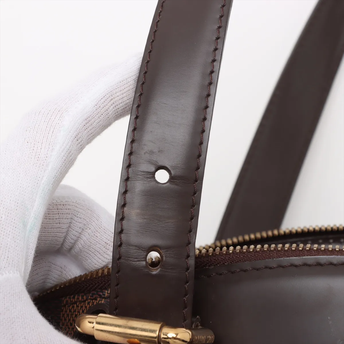 Damier Verona MM N41118 VI2180 Brown — view 13