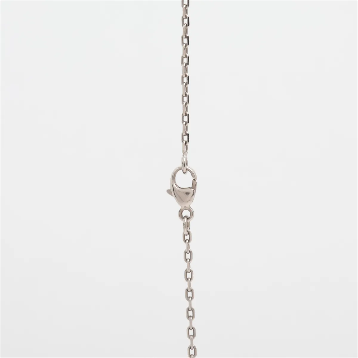 Mini Pop H Necklace, GP (Gold Plated), Silver x Gray, — view 3