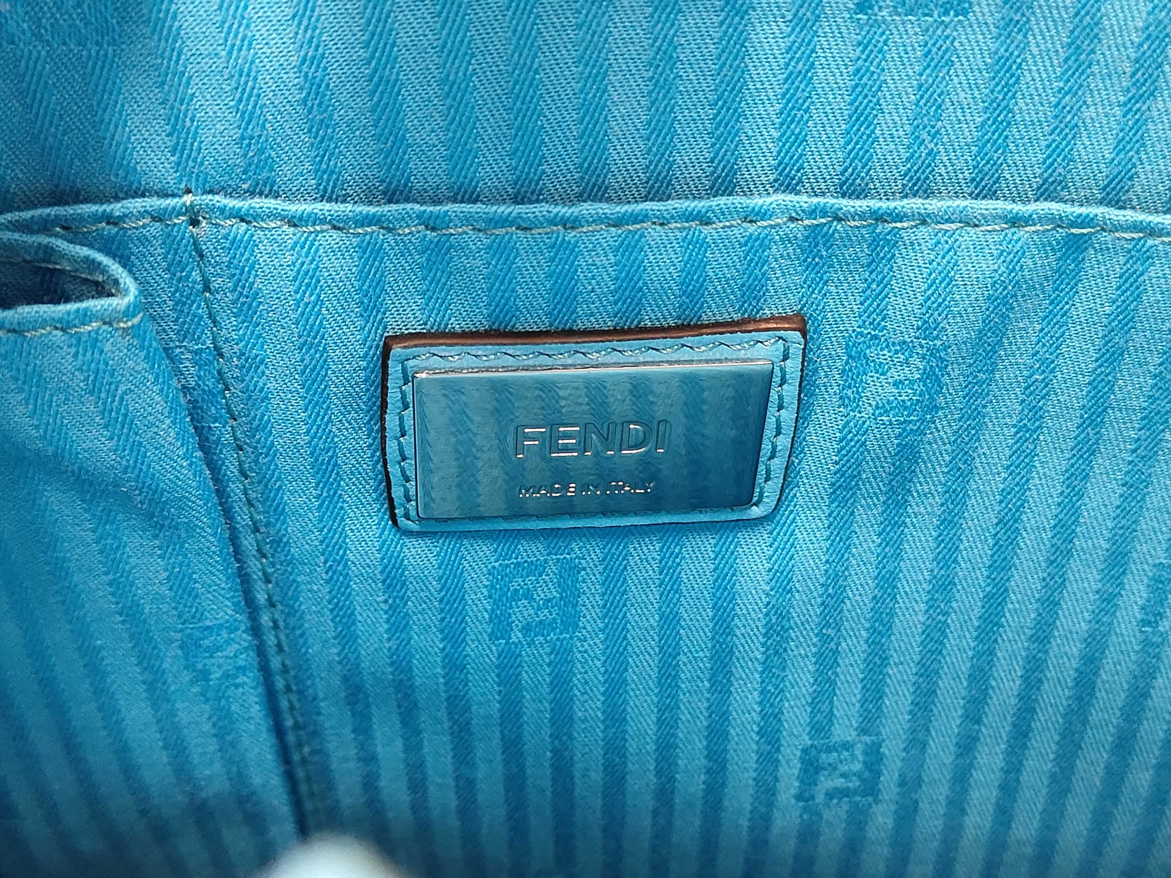 Toujours Satchel Bag, Leather, Blue, with Dust Bag, Handbag — view 10