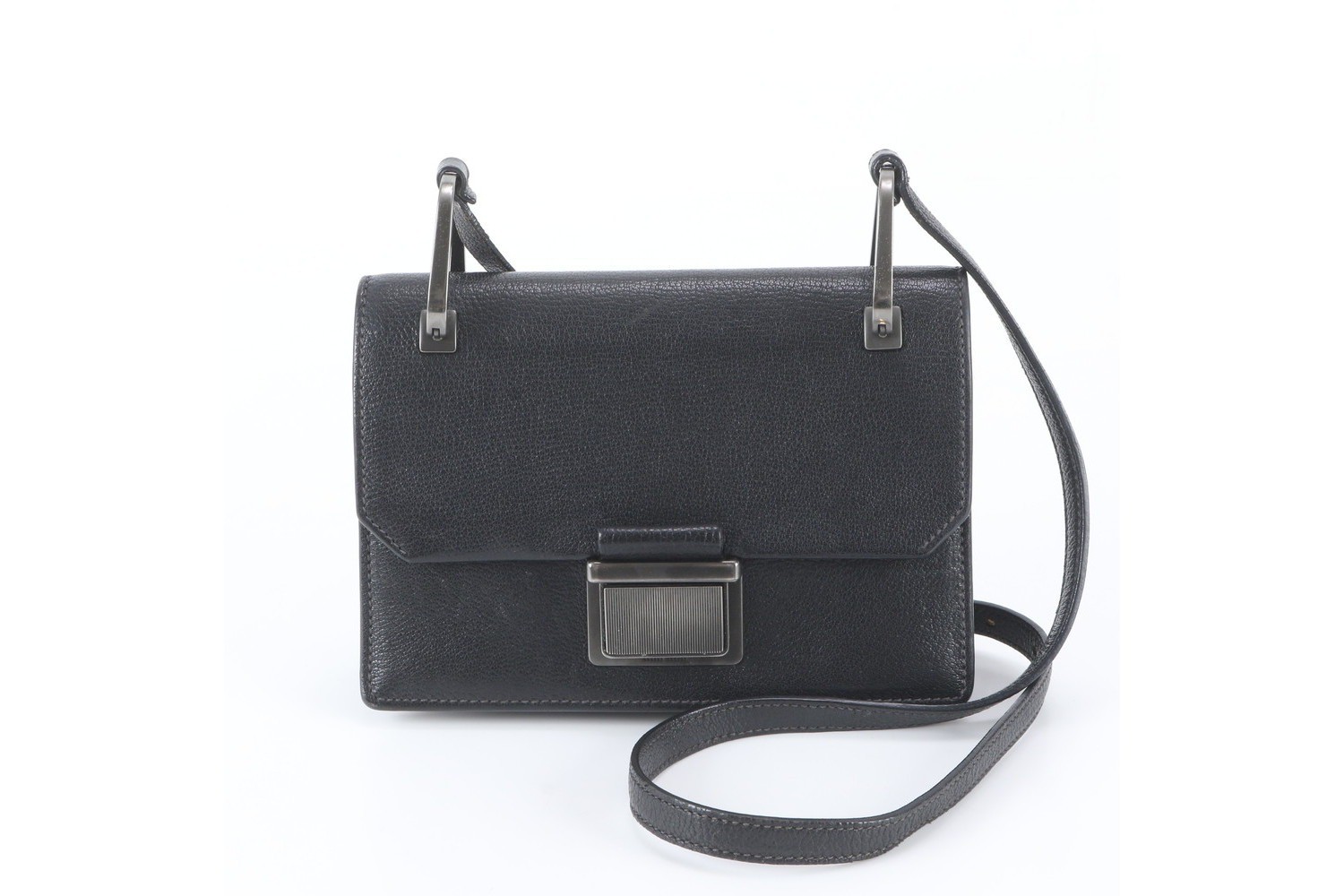 Leather shoulder bag, crossbody bag