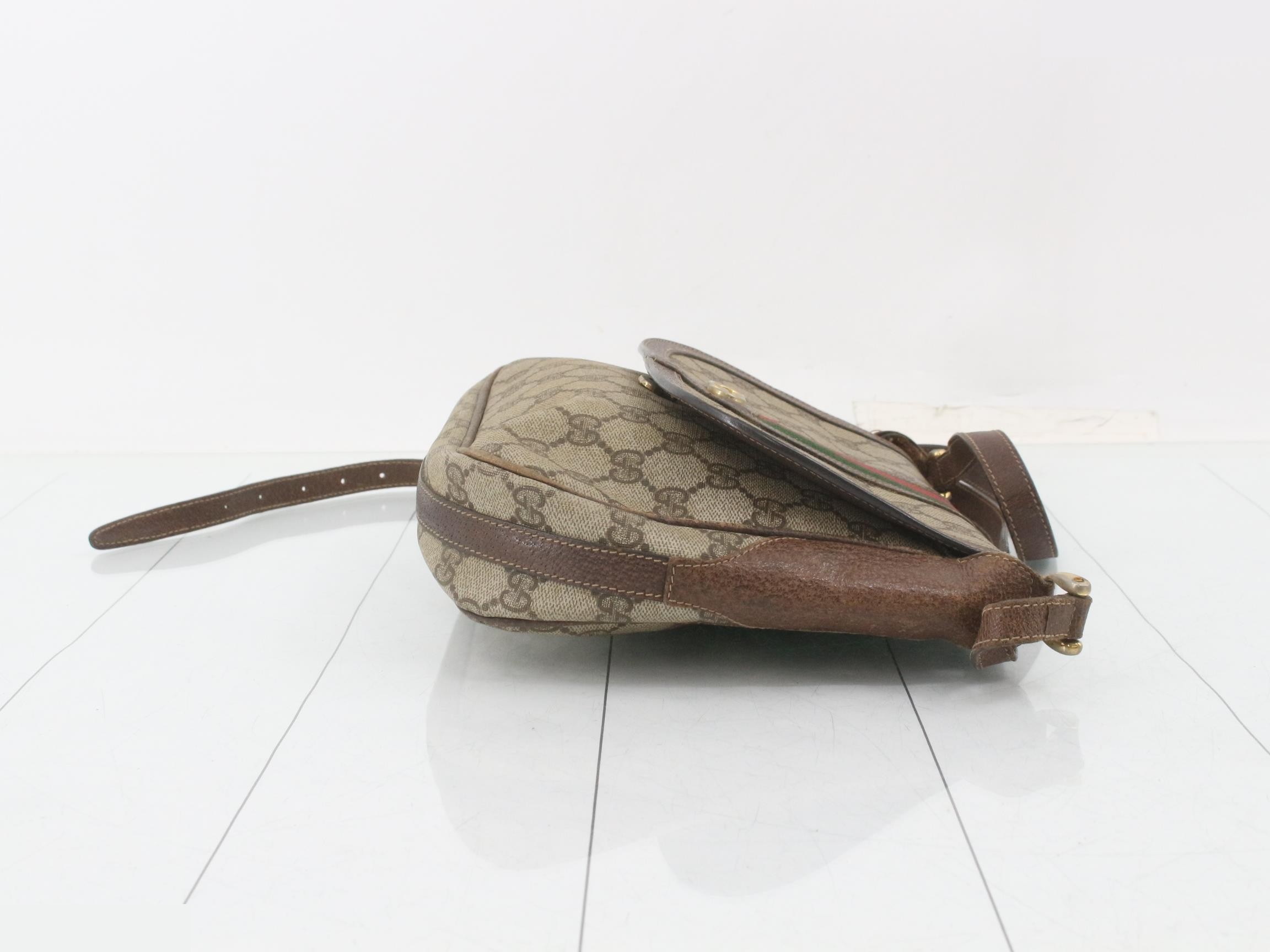 Vintage Gucci shoulder bag, Sherry, flap. — view 3