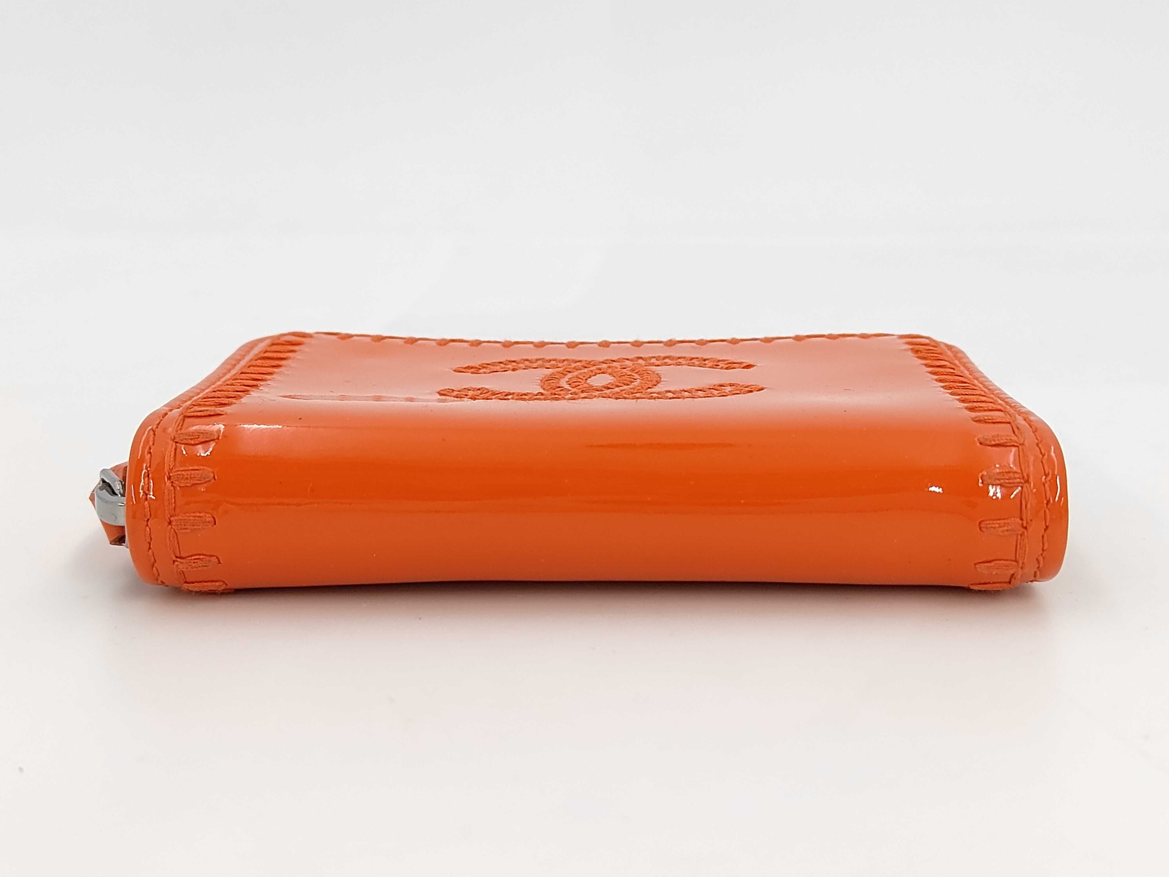 Coco Mark Patent Leather Coin Case — view 3