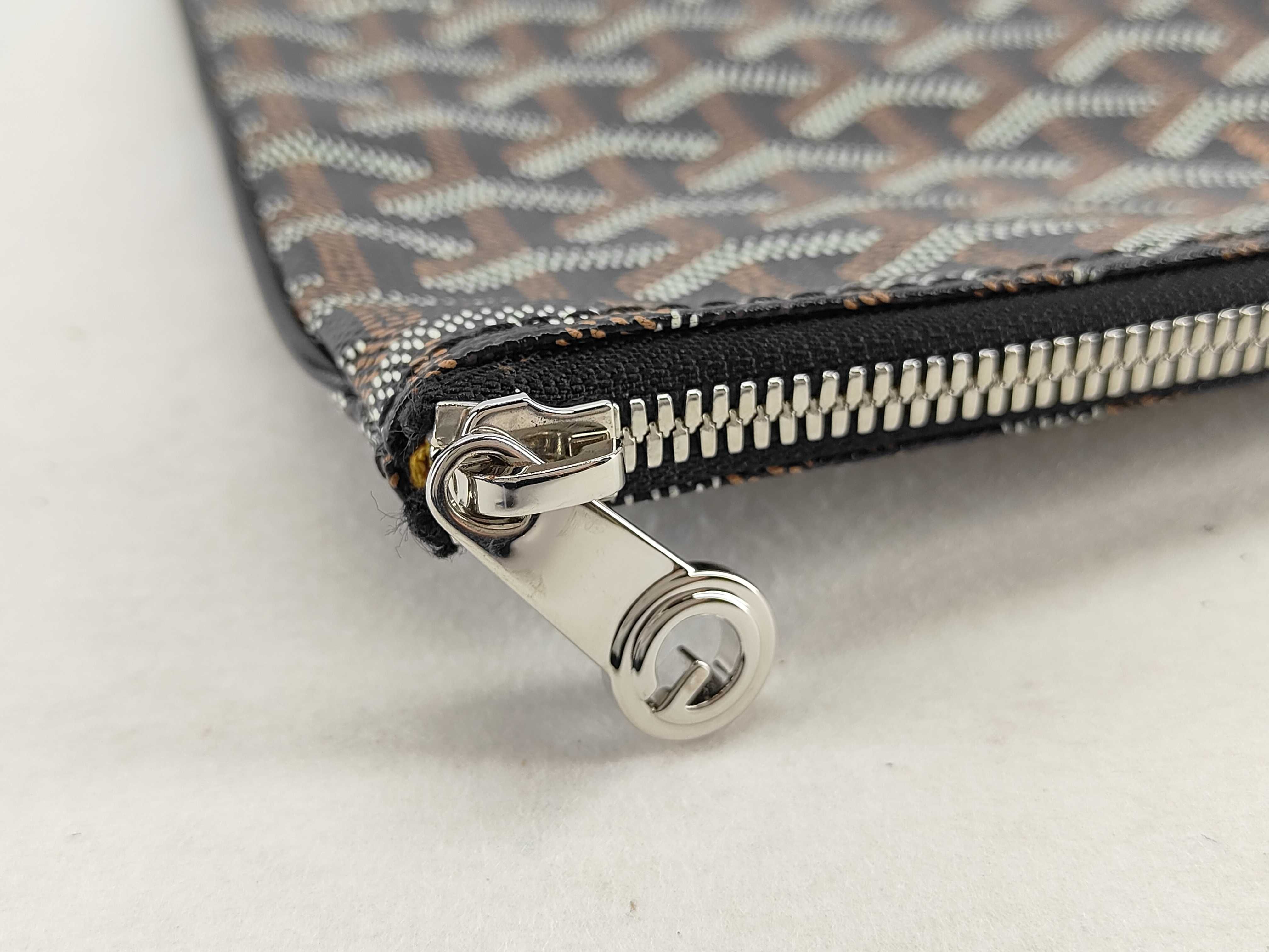 Sena GM PVC Clutch Bag, Brown — view 5
