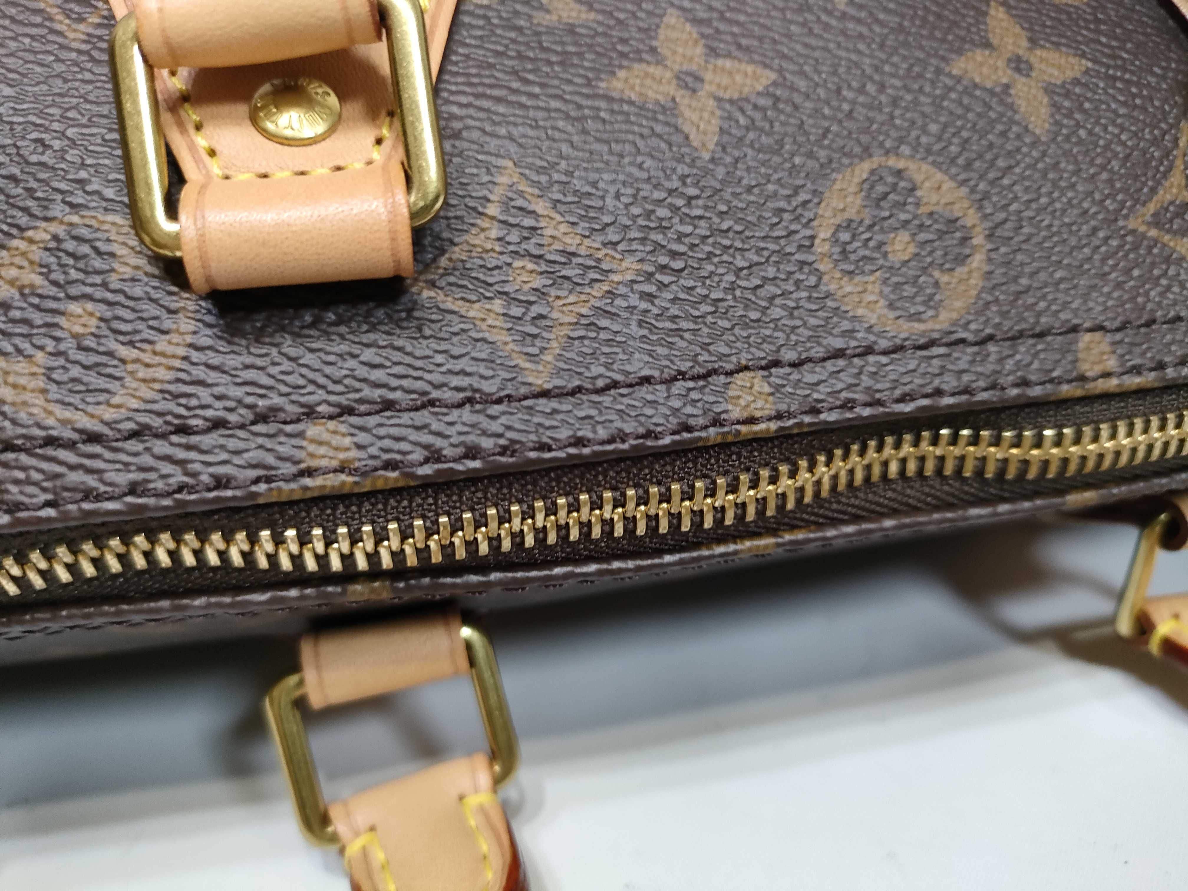 Monogram Speedy 30 M41108 RFID-protected handbag. Accessories: padlock, 2 keys. — view 6