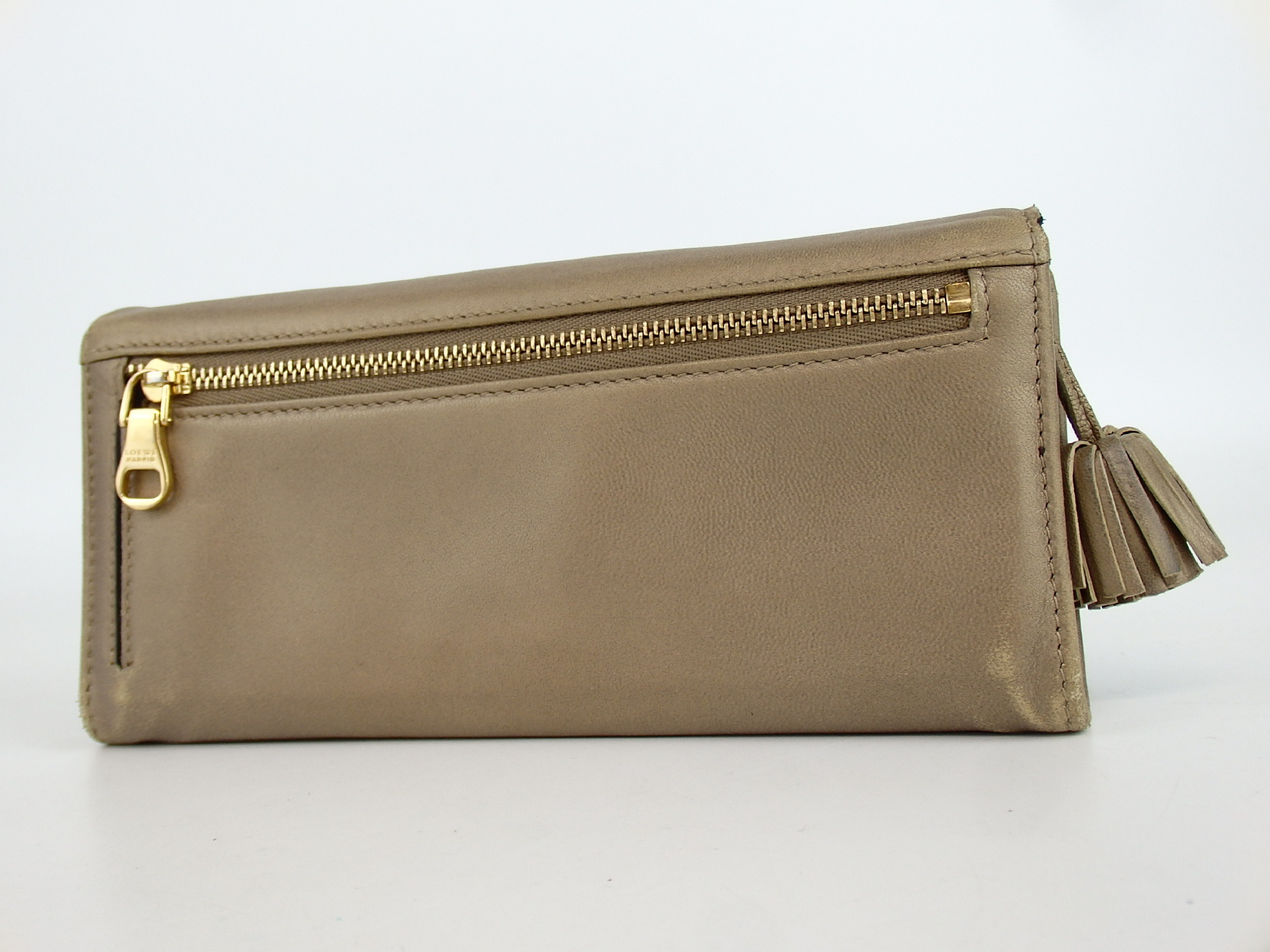 Anagram Tassel Charm Long Wallet — view 2