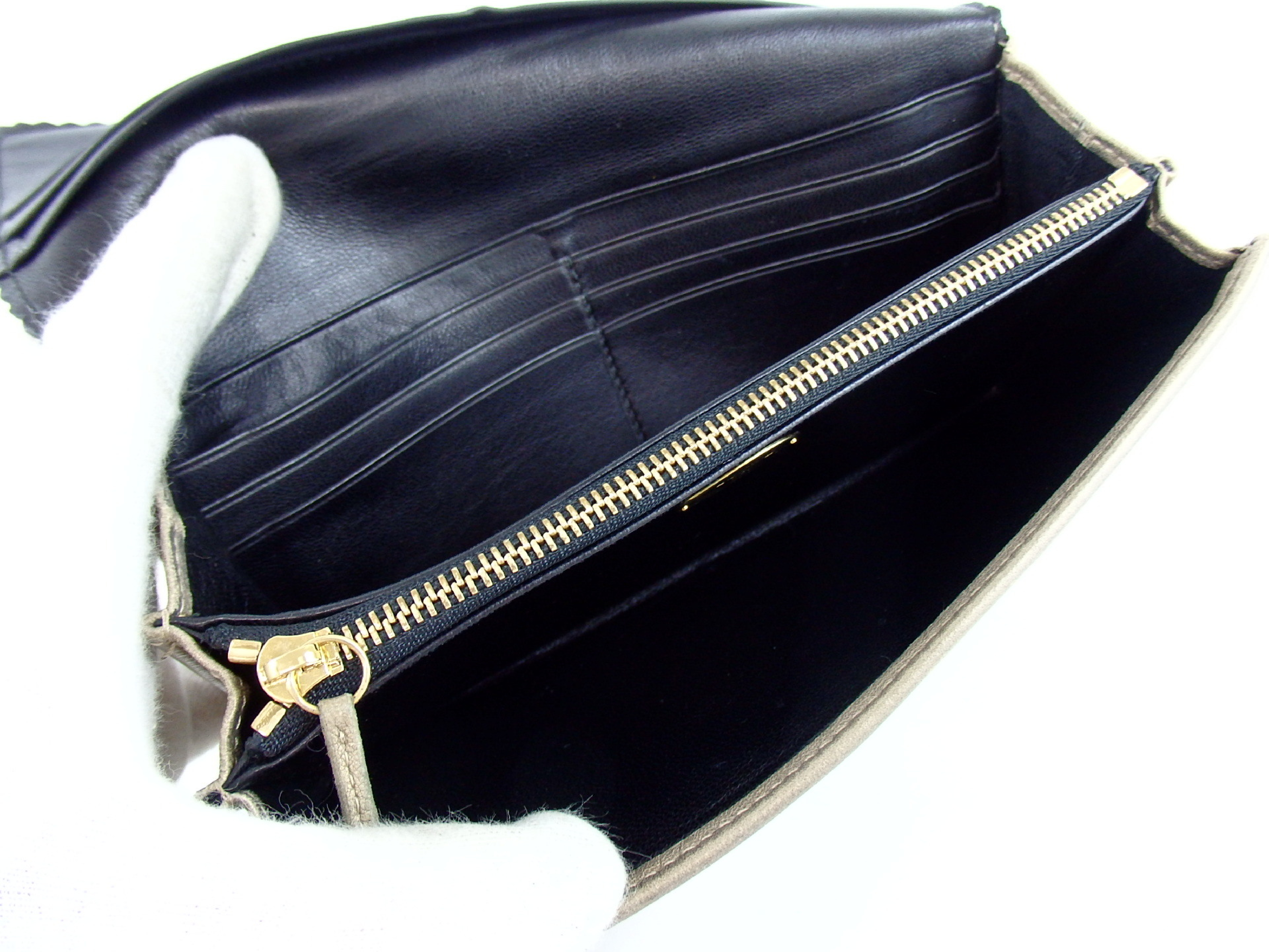 Anagram Tassel Charm Long Wallet — view 8