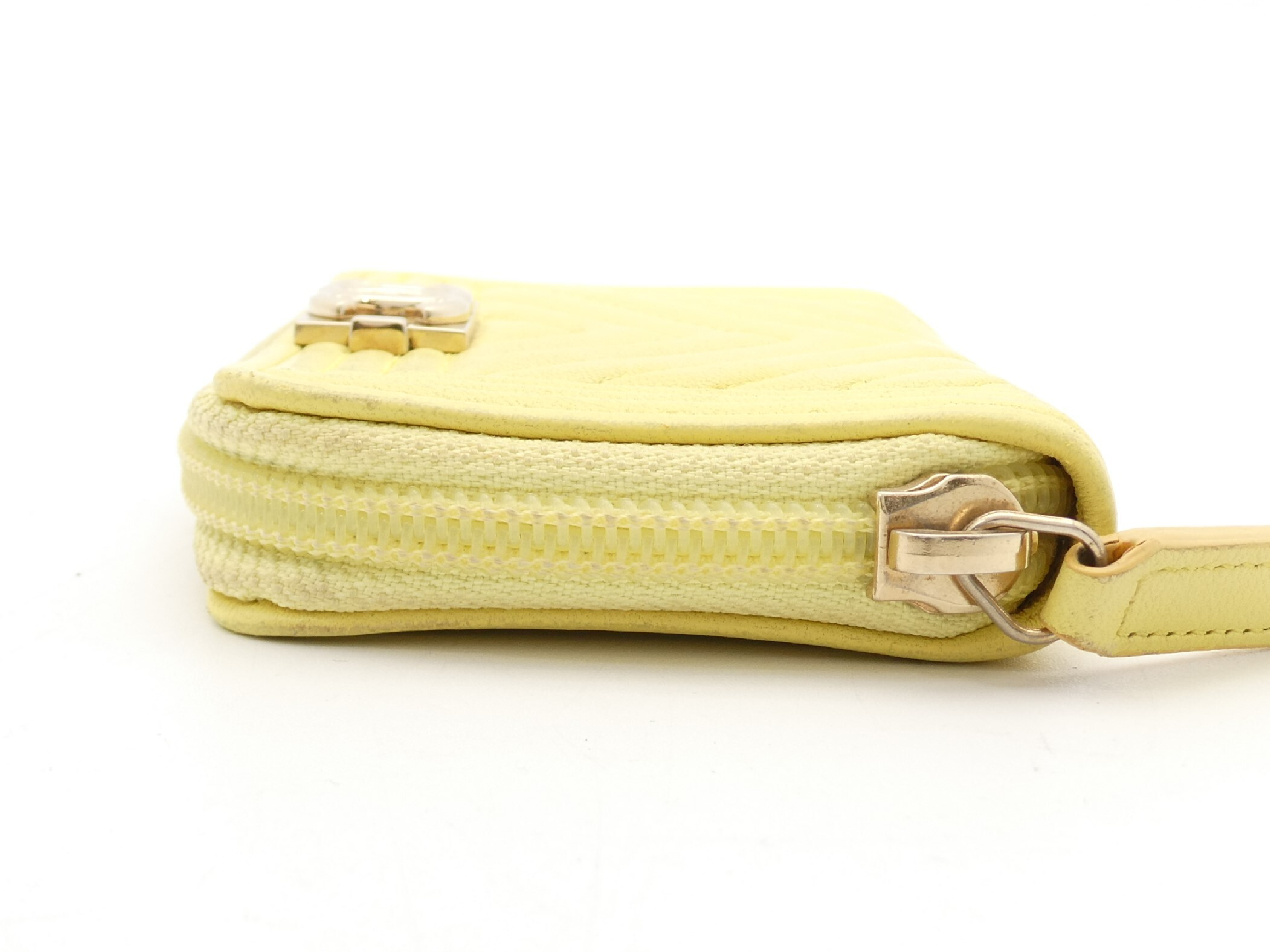 Boy Chanel V-stitch Coco Mark Coin Case — view 3