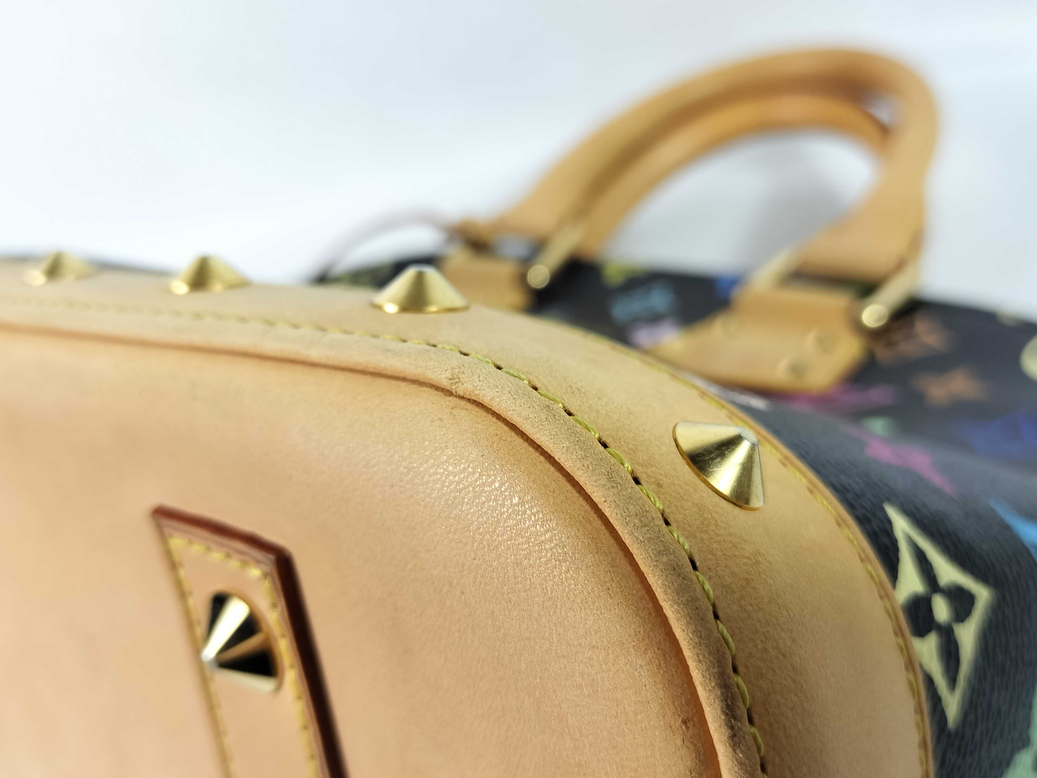 Monogram Multicolor Louis Vuitton Alma Black Multicolor Handbag — view 6