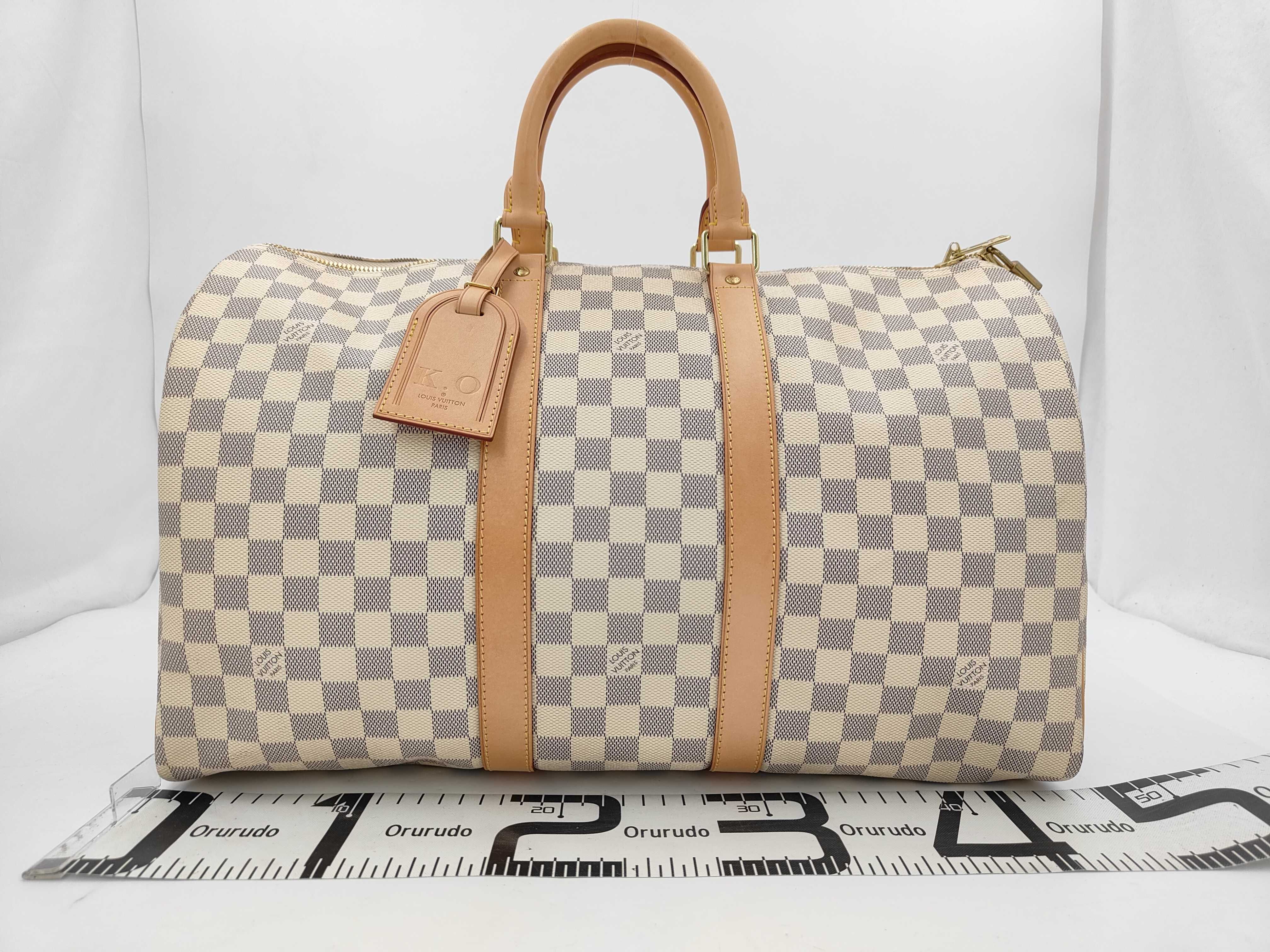 Damier Azur N48223 Keepall Bandoulière 45 Boston Bag — view 2